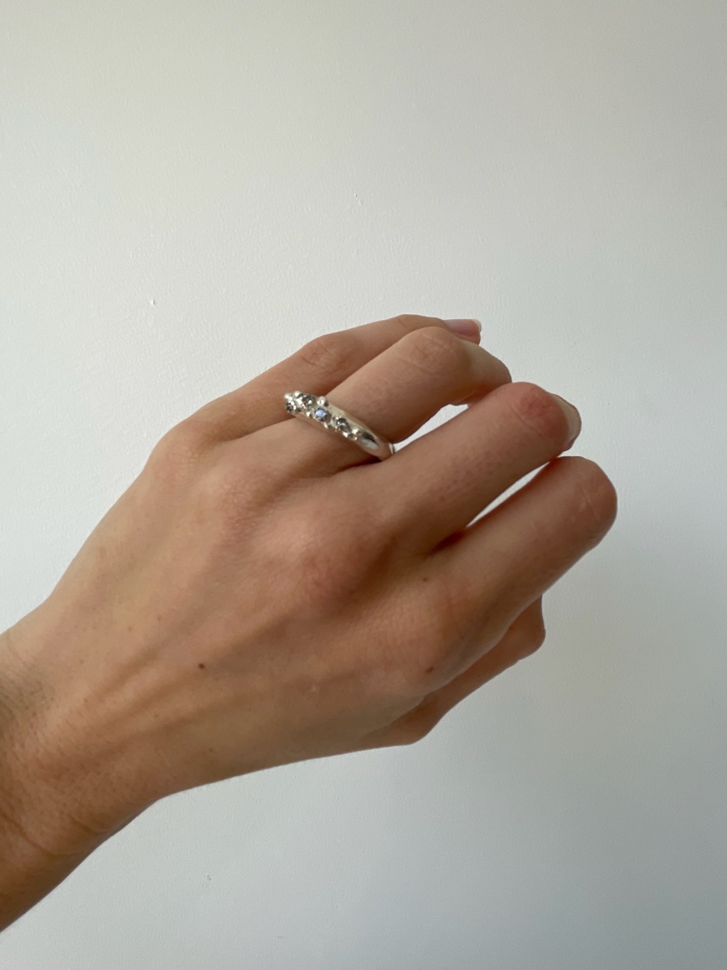 rosa maria silver razan ring