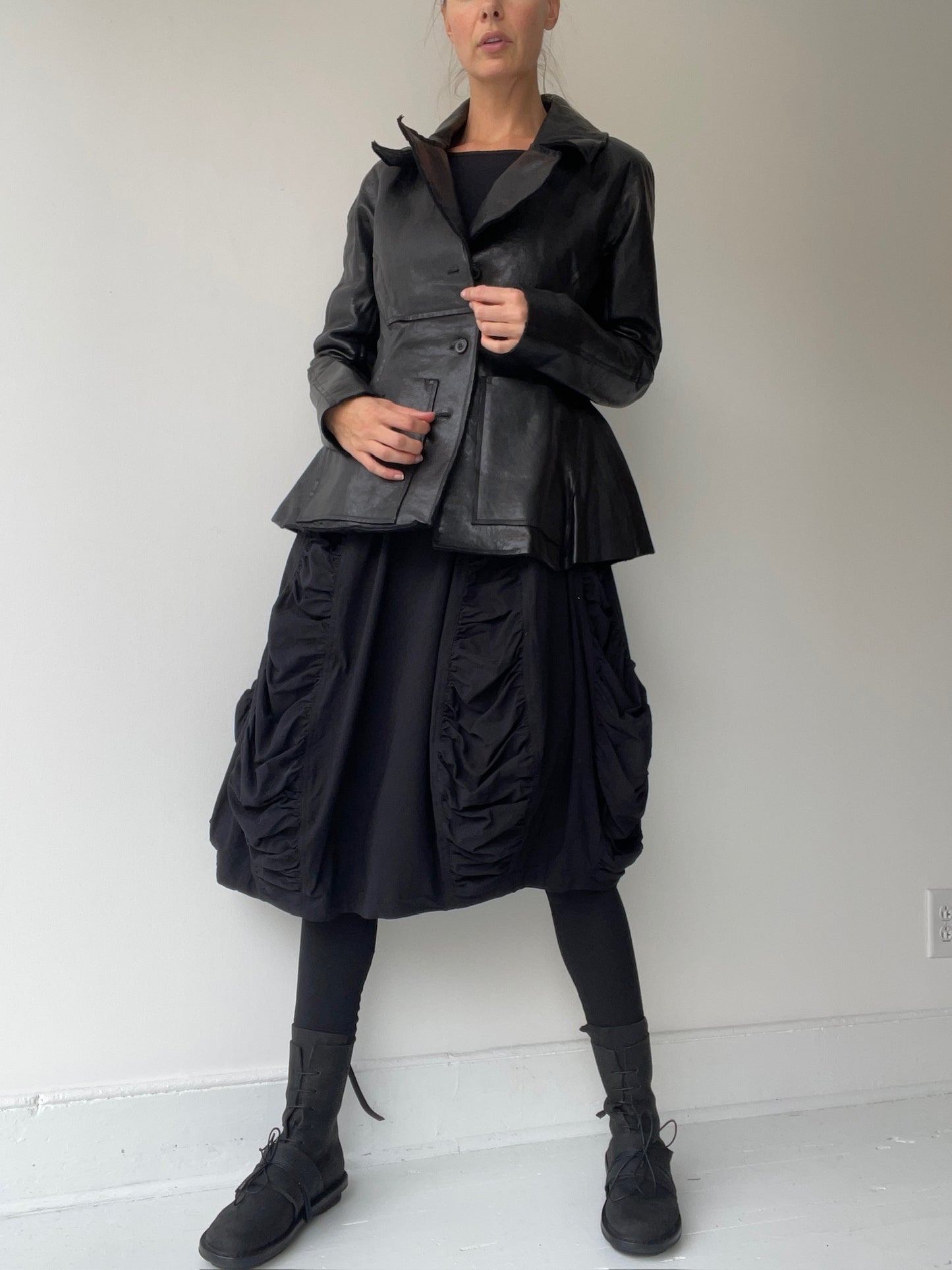 rundholz dip lamb leather jacket