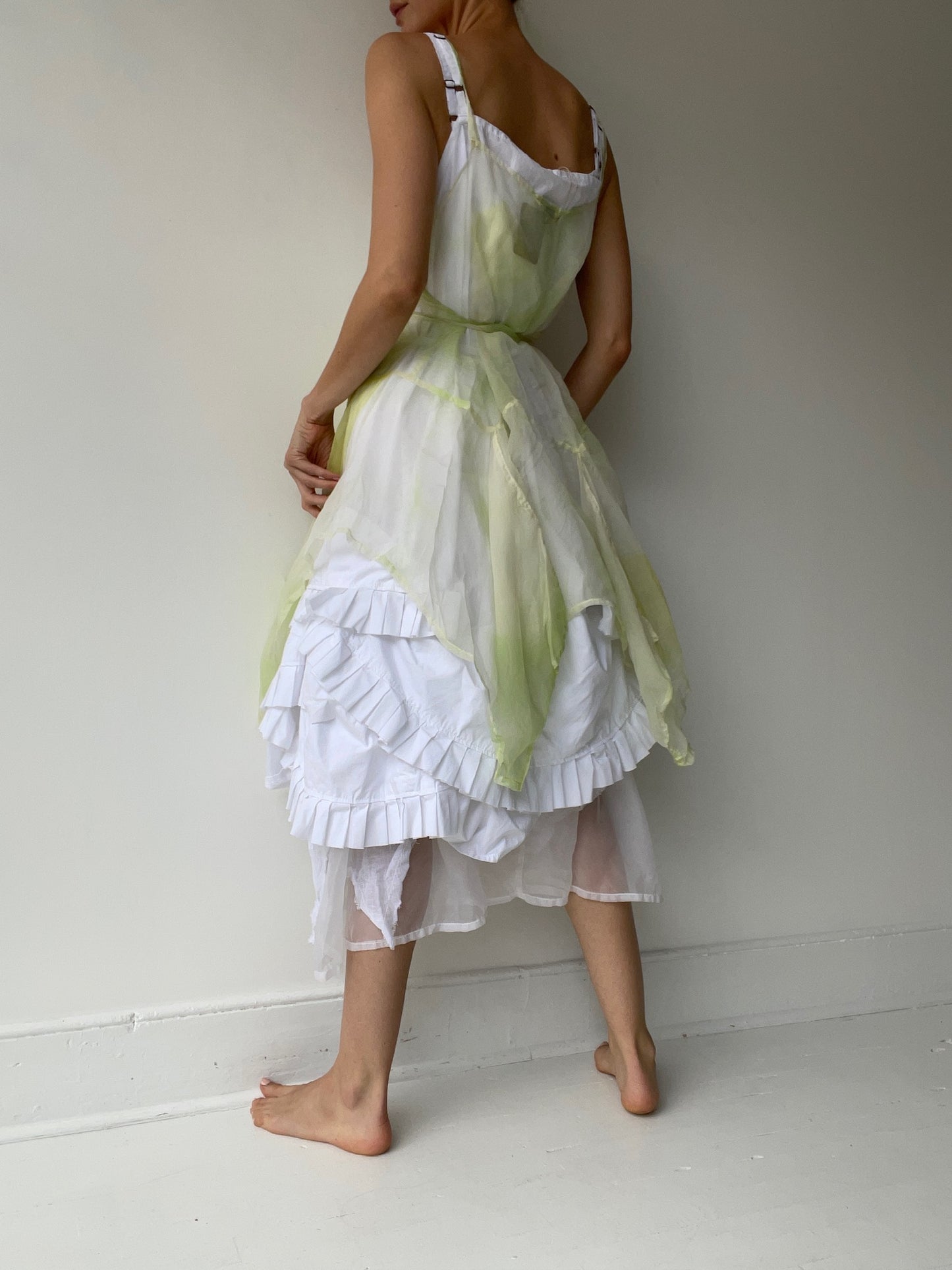 krista larson short pinwheel slip KEY LIME