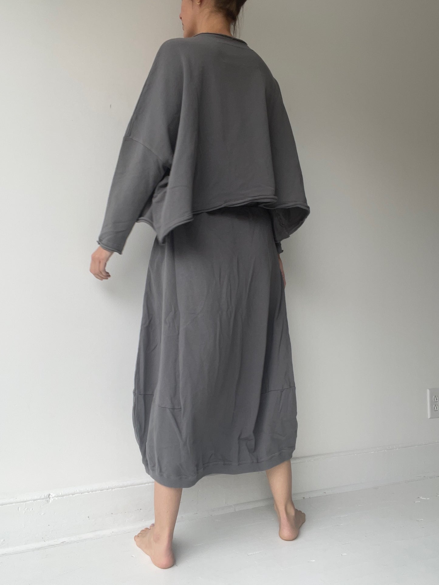 rundholz black label cropped sweat top