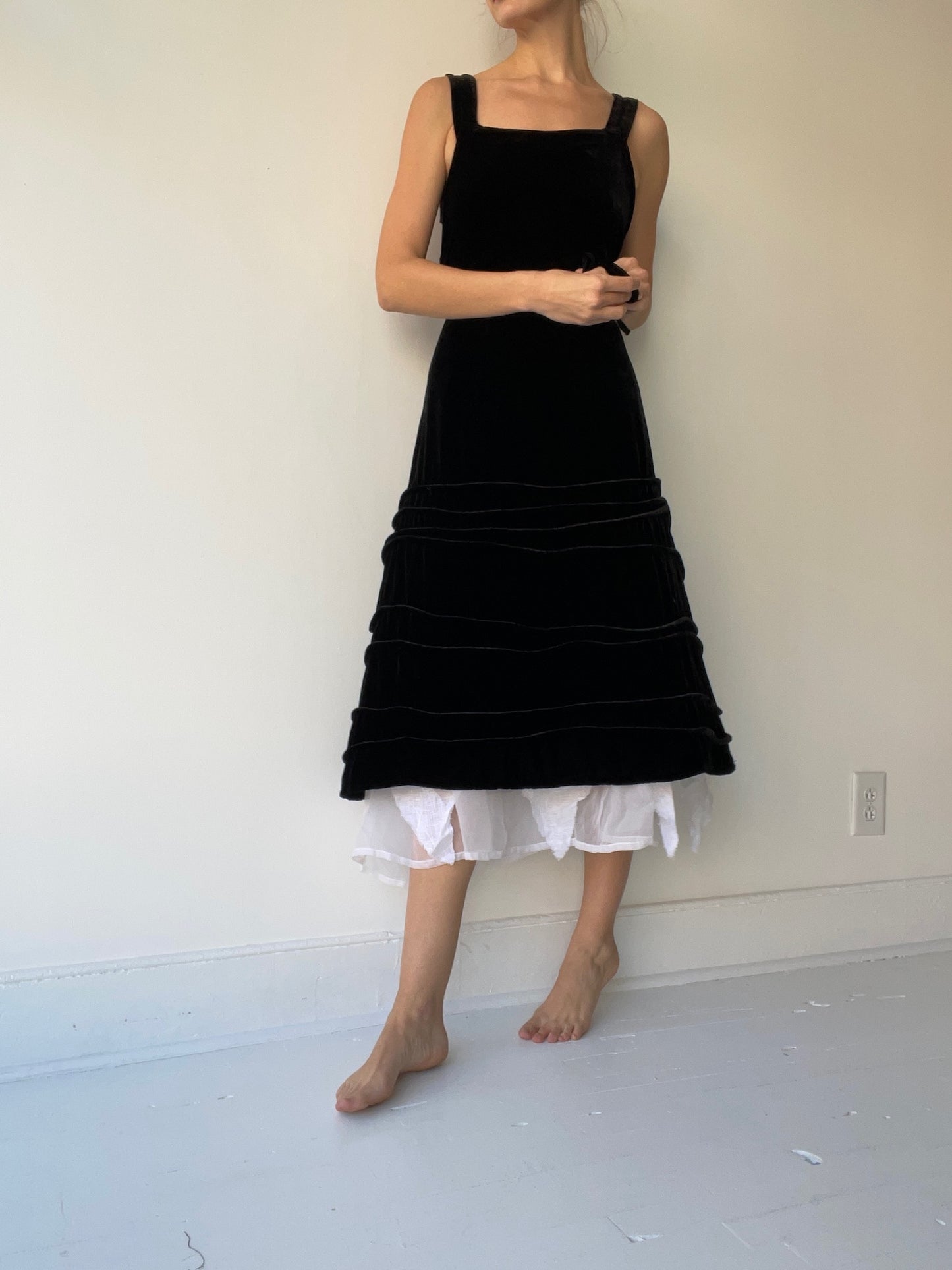 long spring slip VELVET