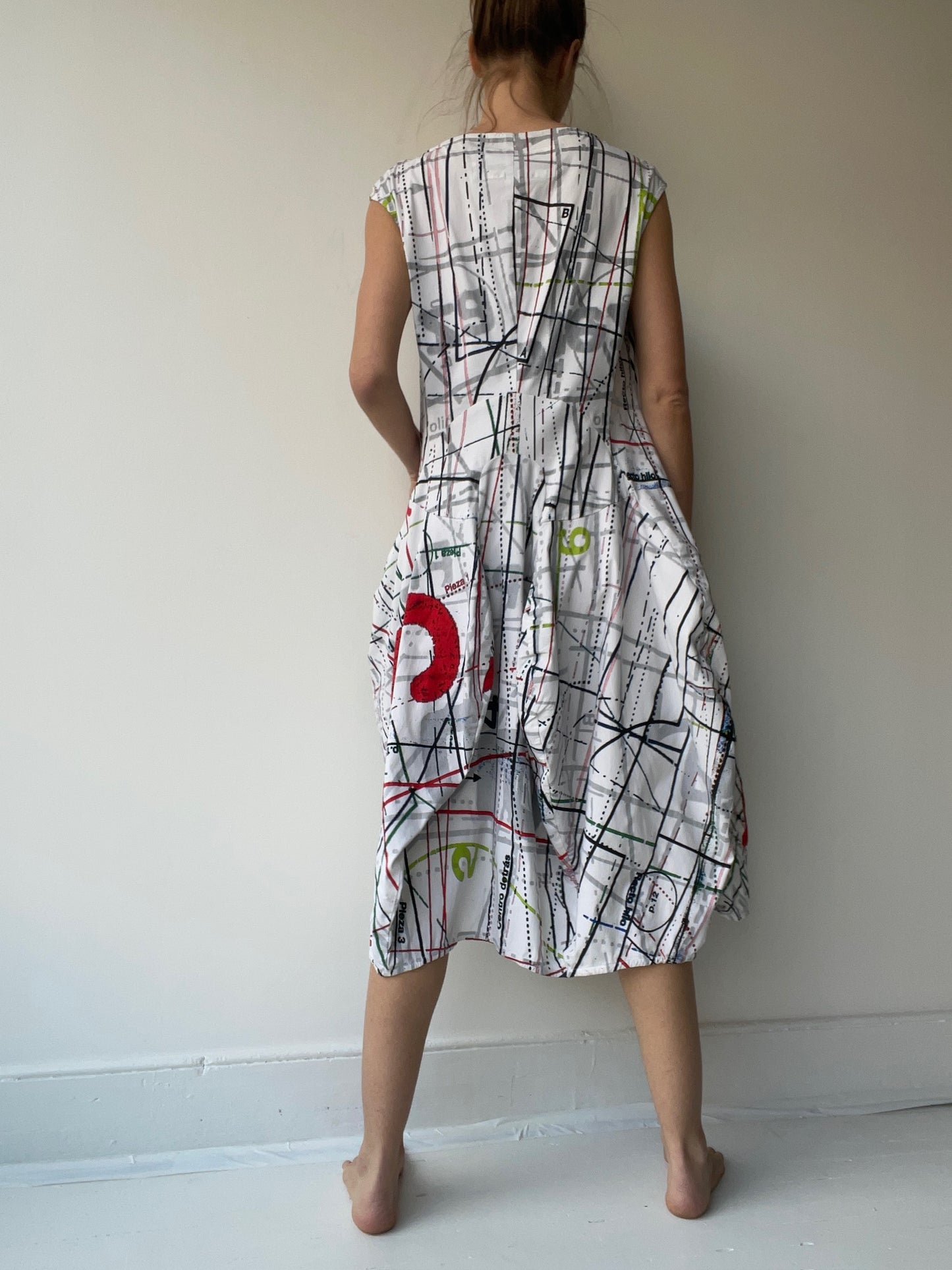 preloved print dress