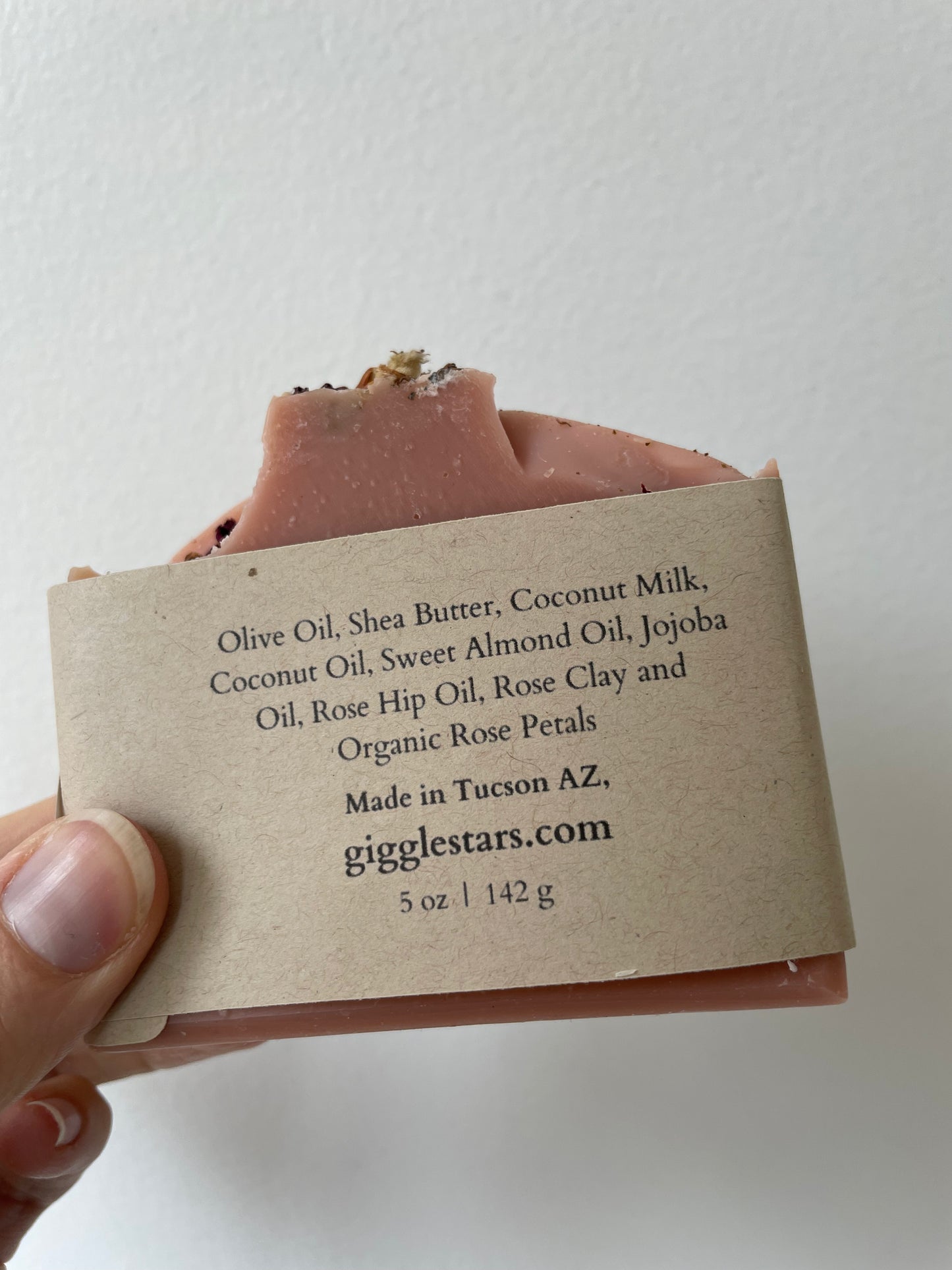 jojoba rose soap