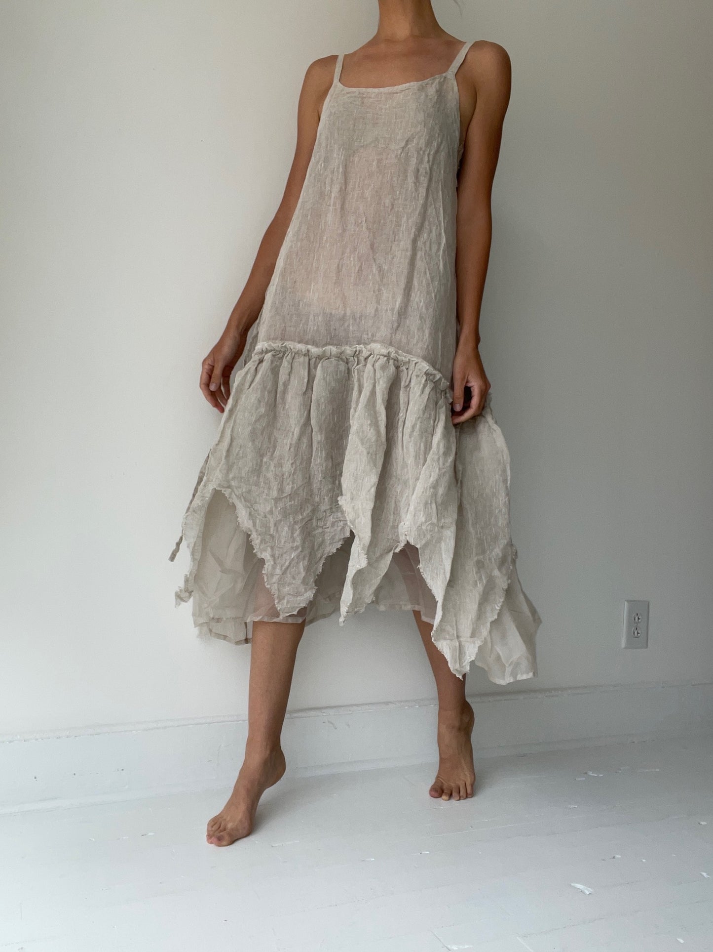 krista larson oat long vintage slip
