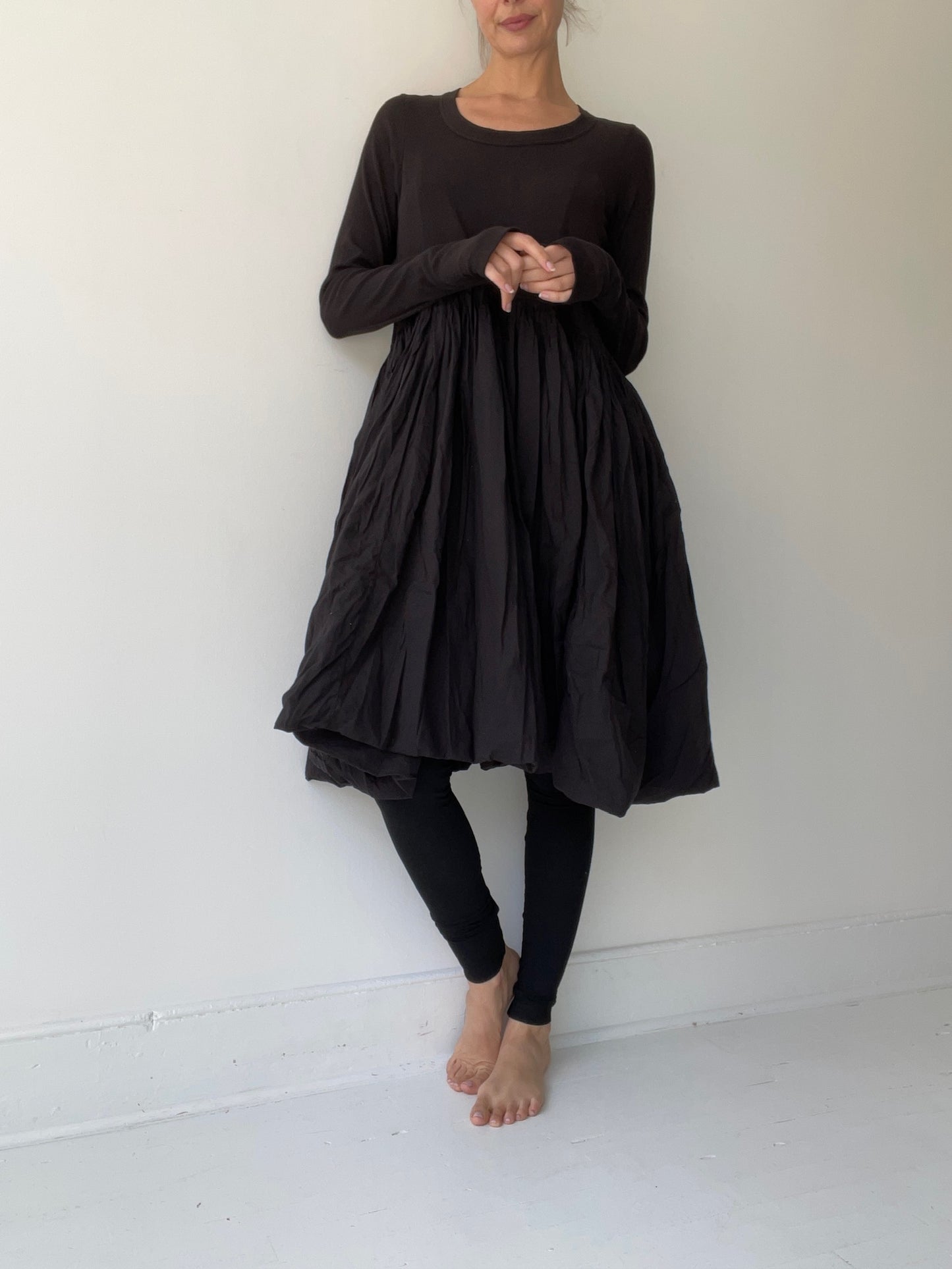 rundholz mainline tee bubble dress