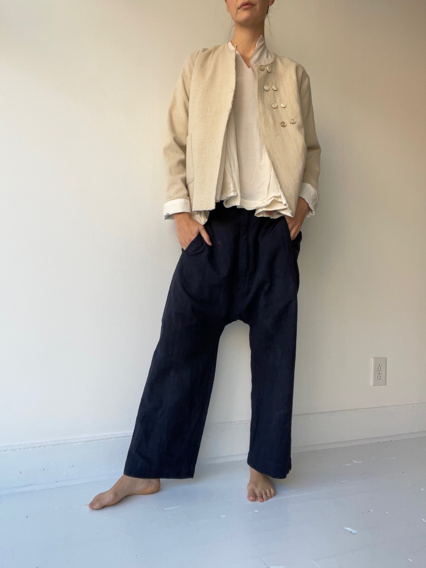 drop crotch man pant