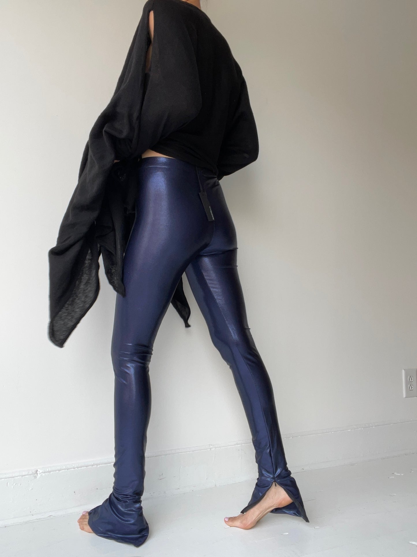 barbara bologna zip fit leggings BLUE