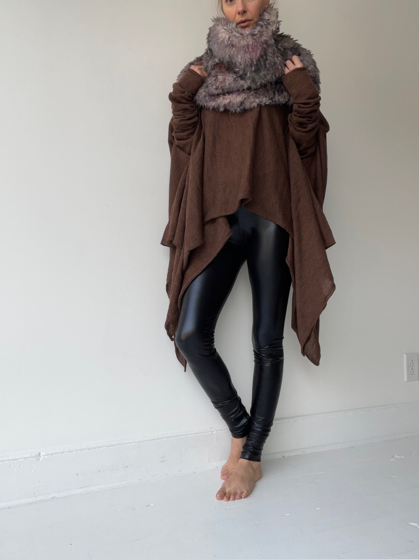barbara bologna faux fur collar