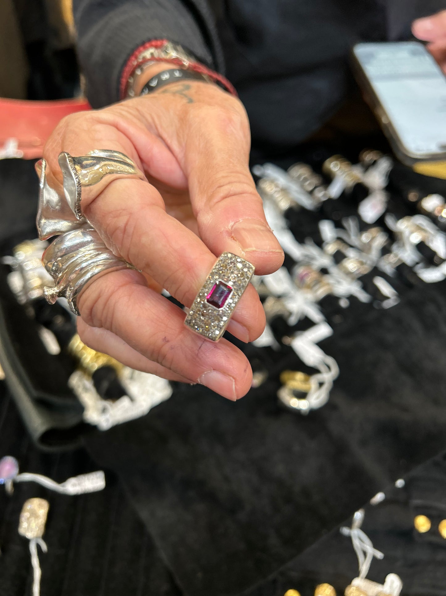 a vic’s ring by the expert artisans at Rosa Maria.