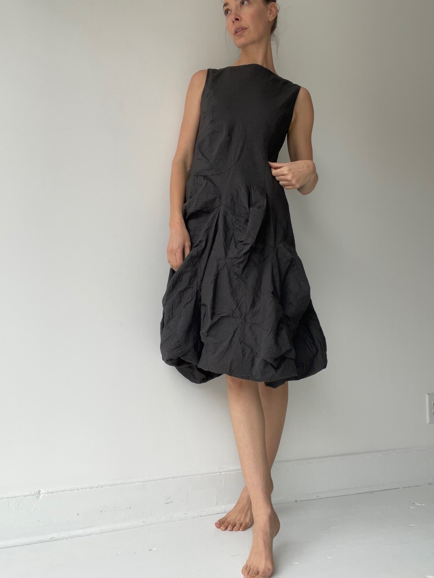 rundholz mainline crinkle dress