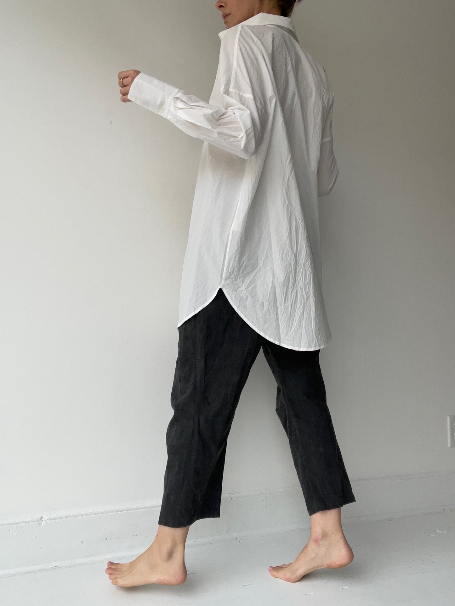 forme d’expression oversized sack shirt