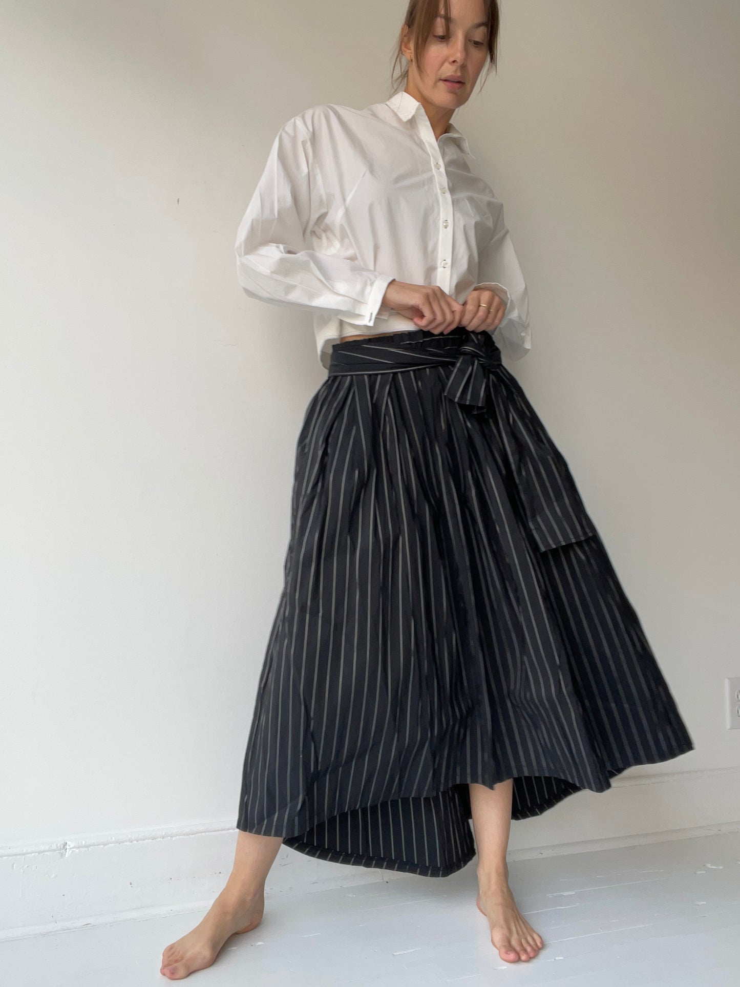 plü stripe skirt