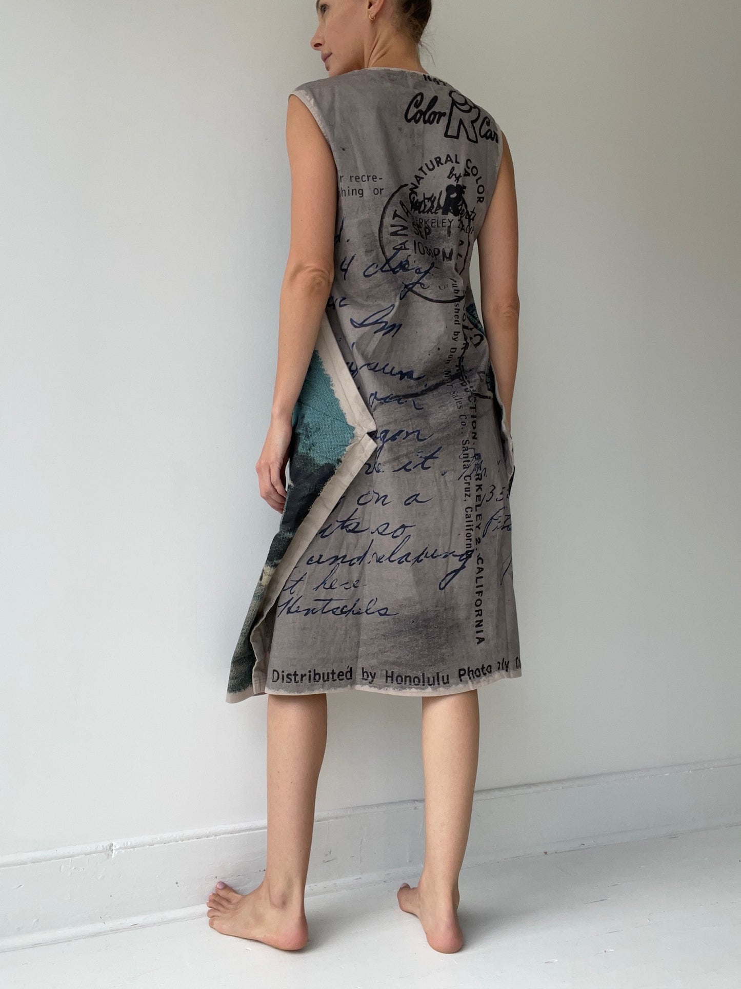 rundholz dip scene print dress