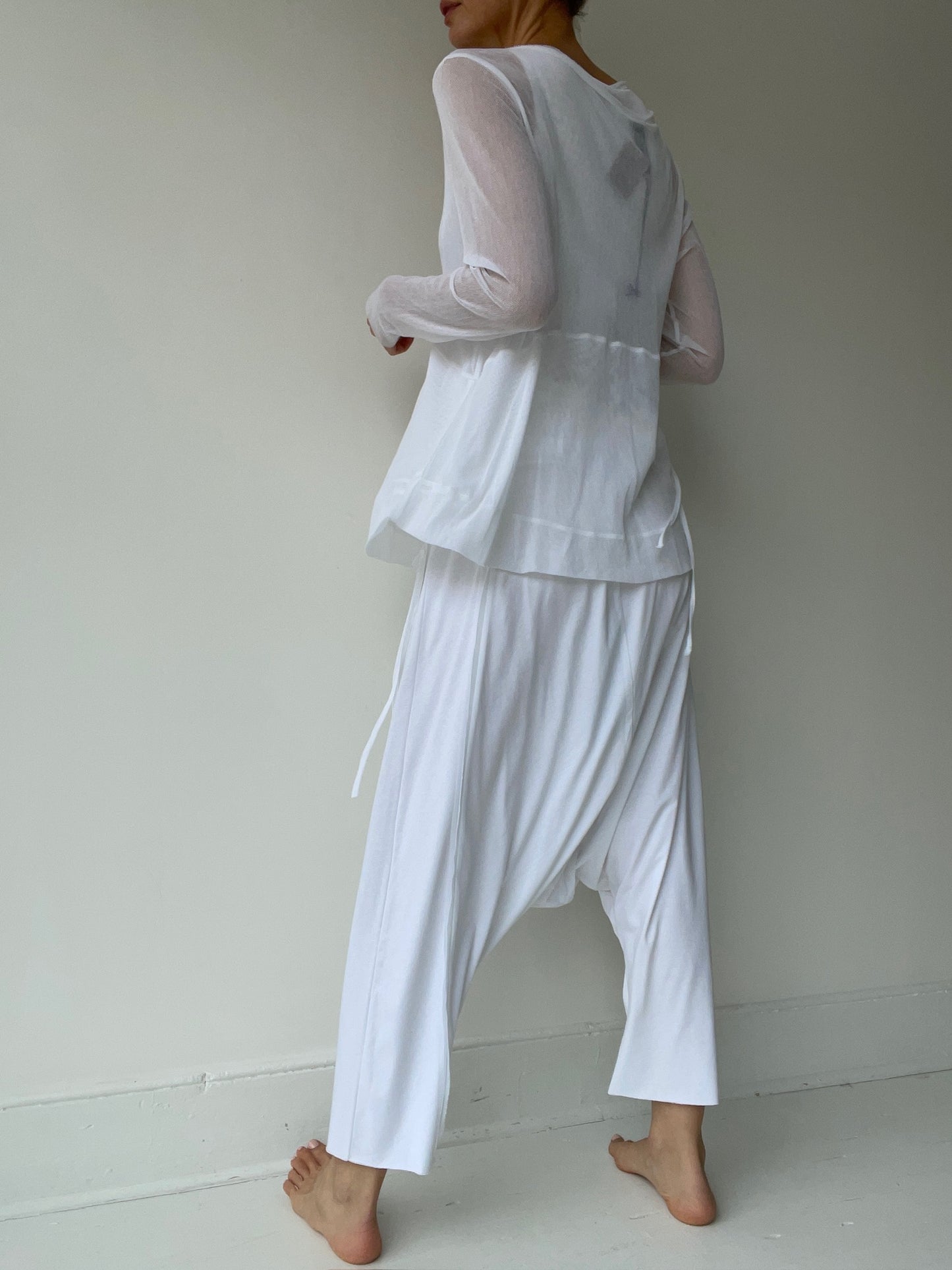 pal offner sheer loose jacket WHITE