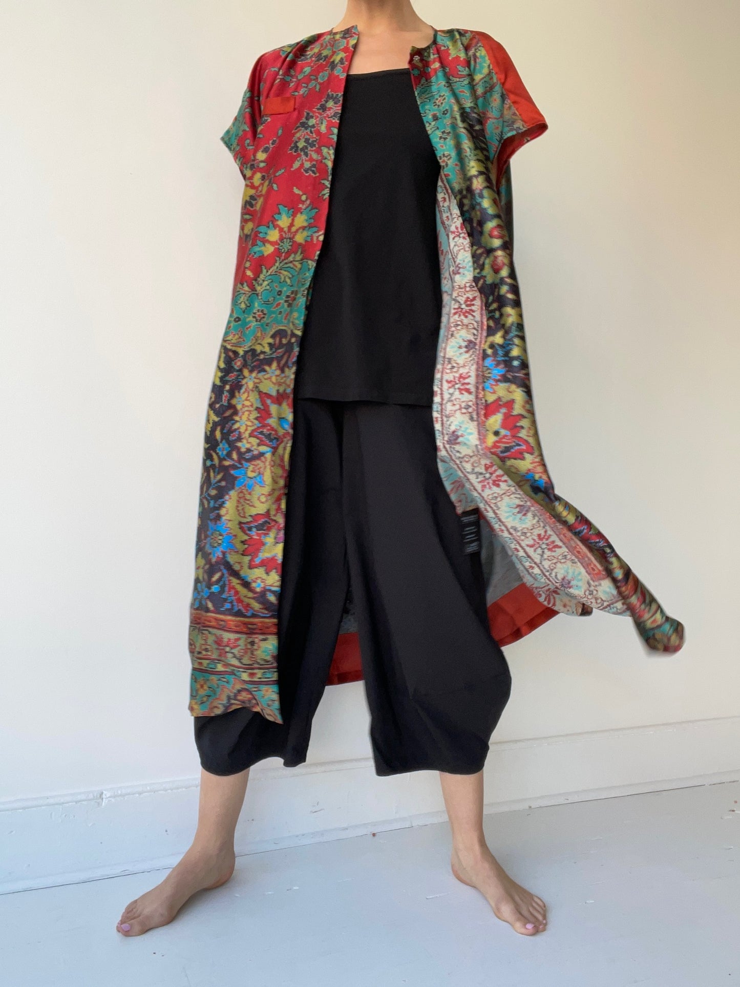 barbara bologna print tube over dress