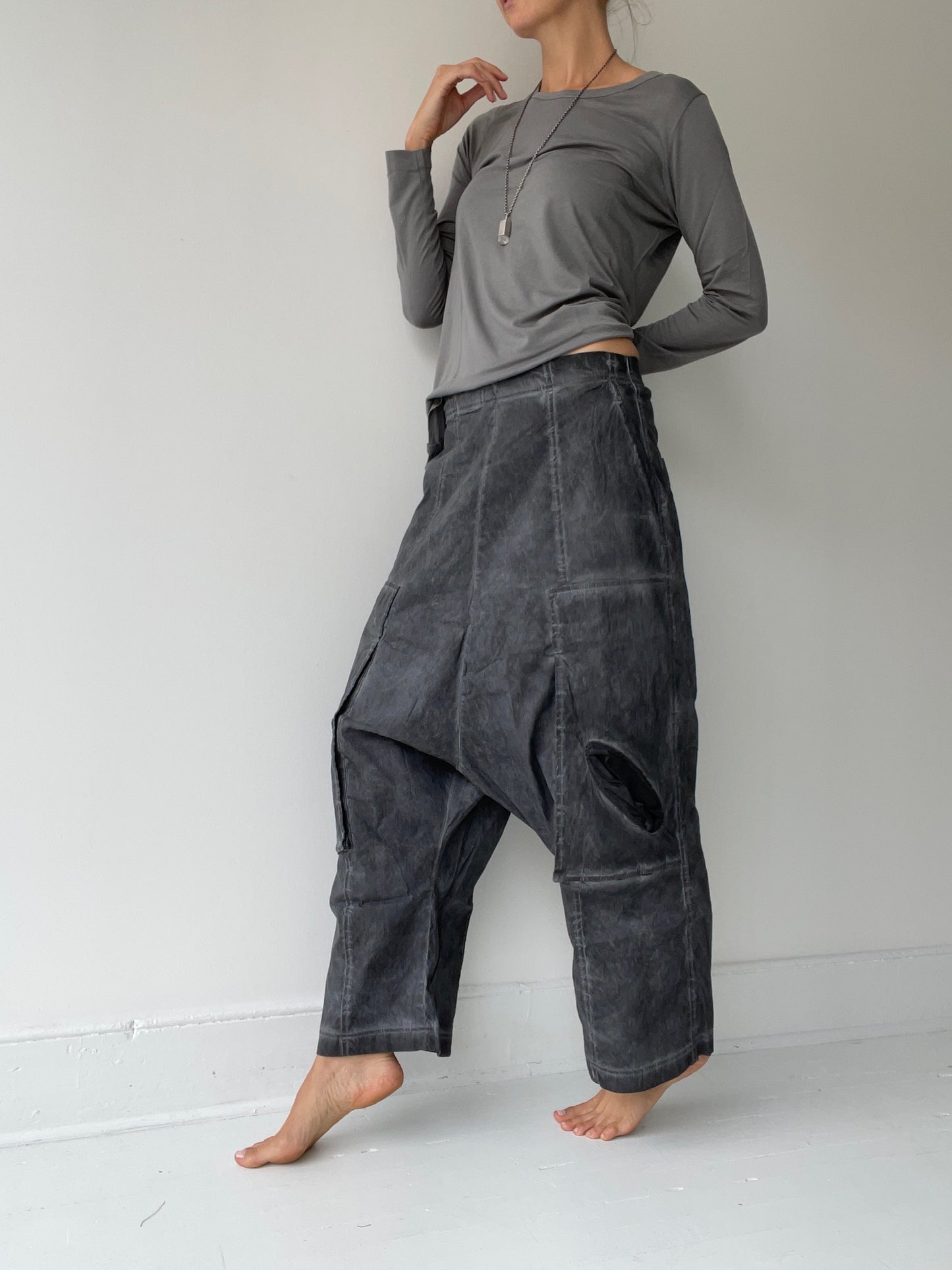 rundholz dip wide pull on pants