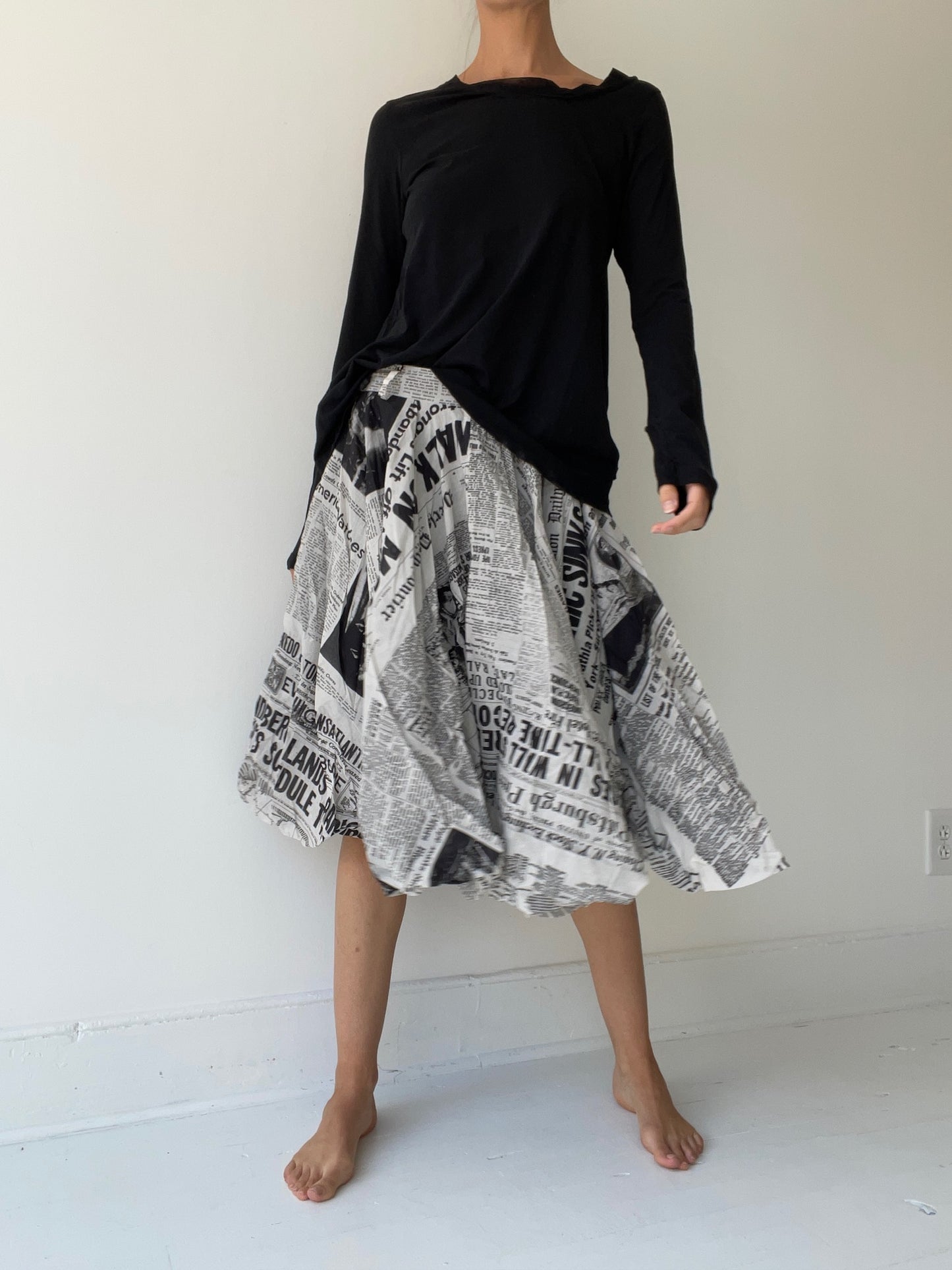 rundholz dip newsprint skirt