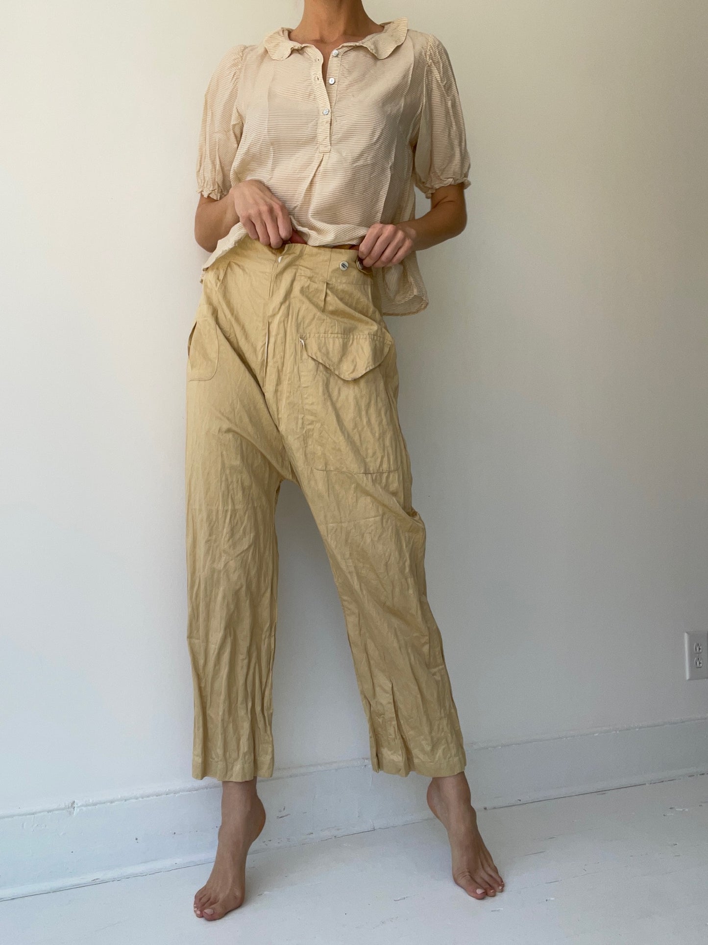 sula french painting pants
