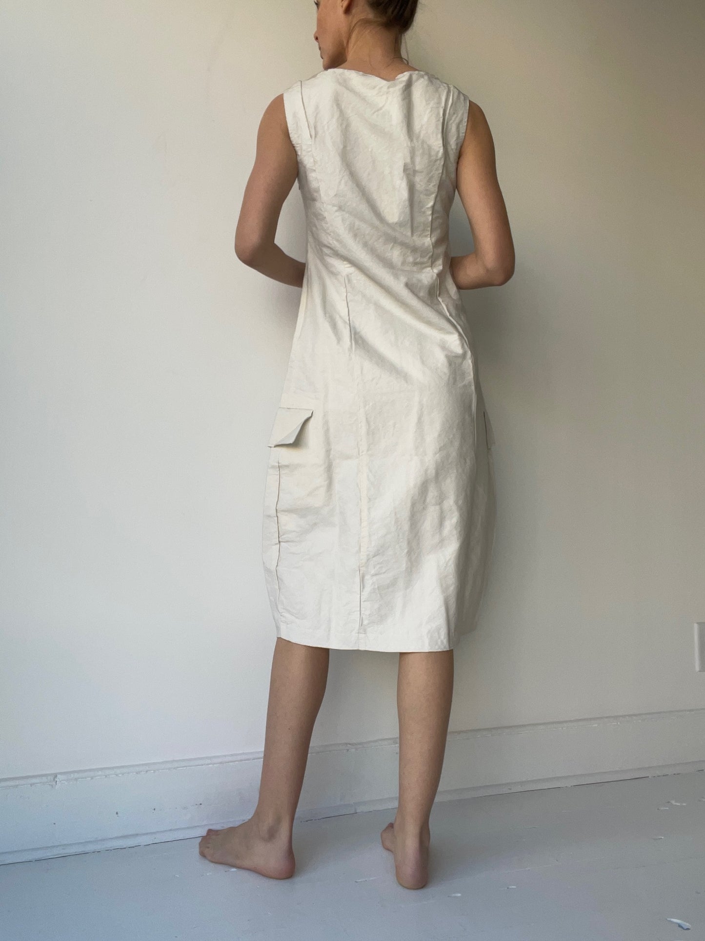 rundholz mainline linen shell dress