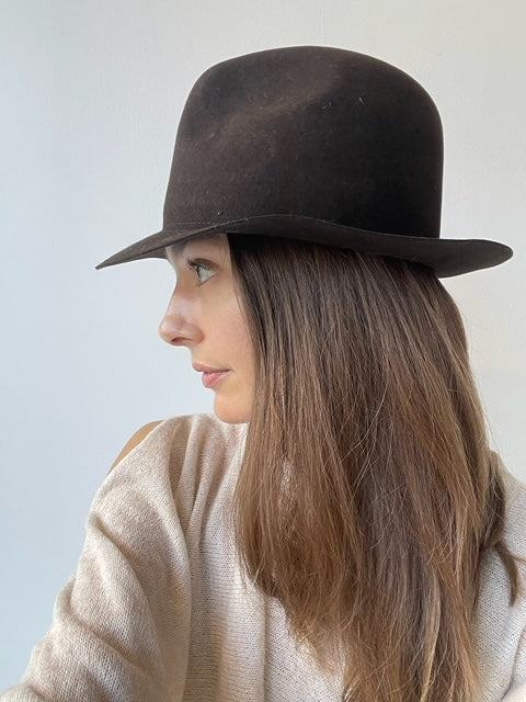 chisaki nanaco hat DARK BROWN