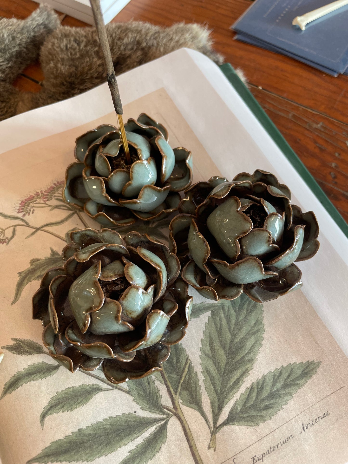 lotus flower incense holder
