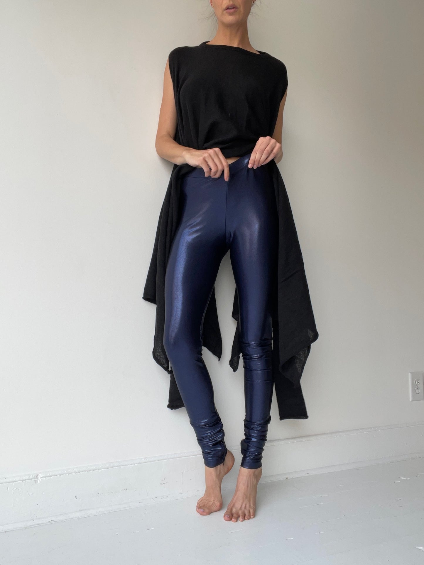 barbara bologna zip fit leggings BLUE