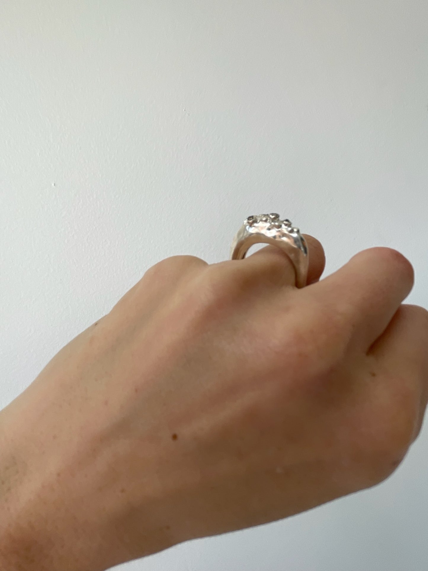 rosa maria silver razan ring