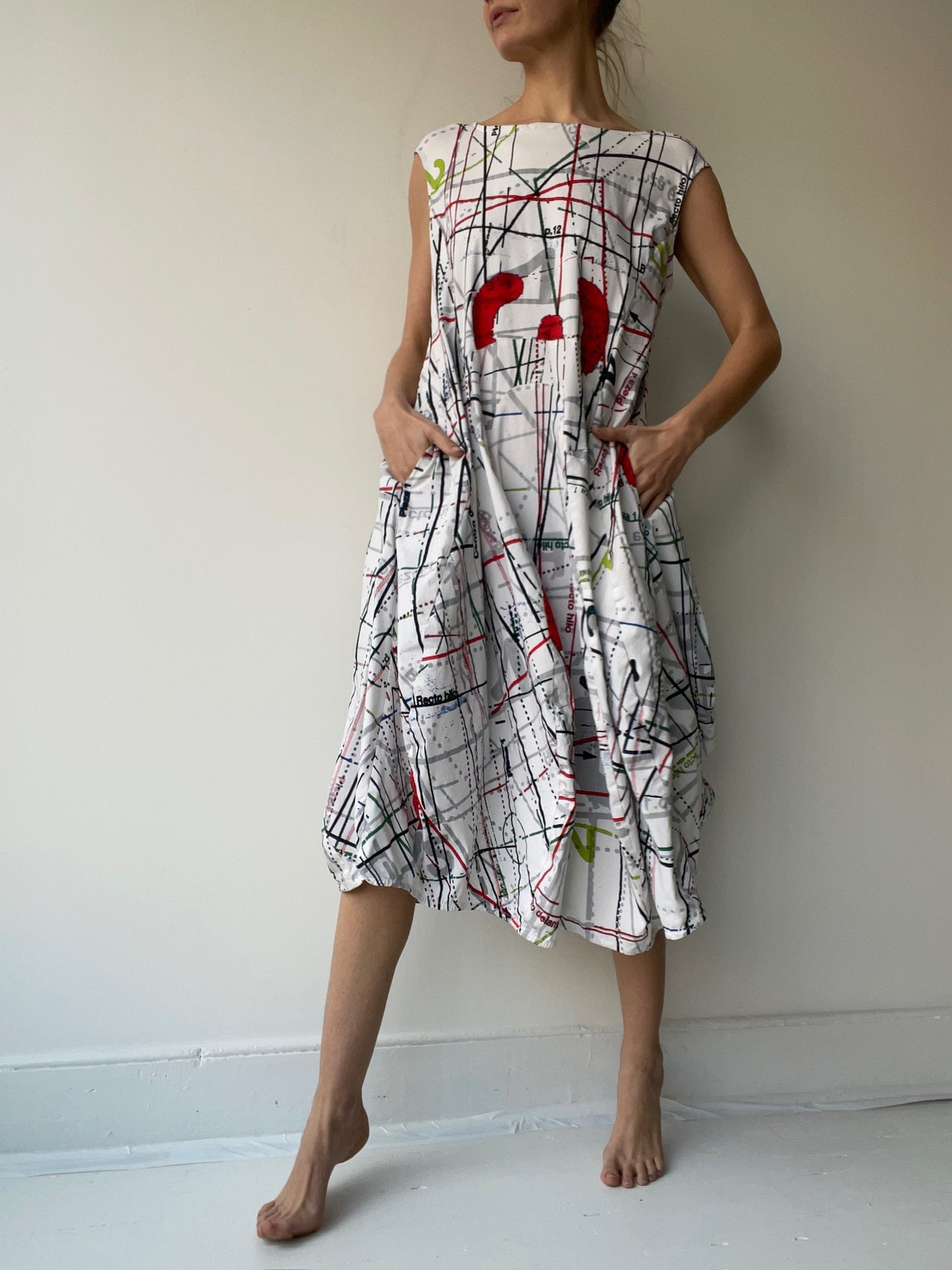 preloved print dress
