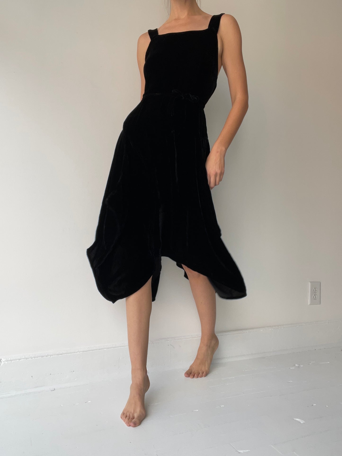krista larson long pinwheel slip BLACK VELVET
