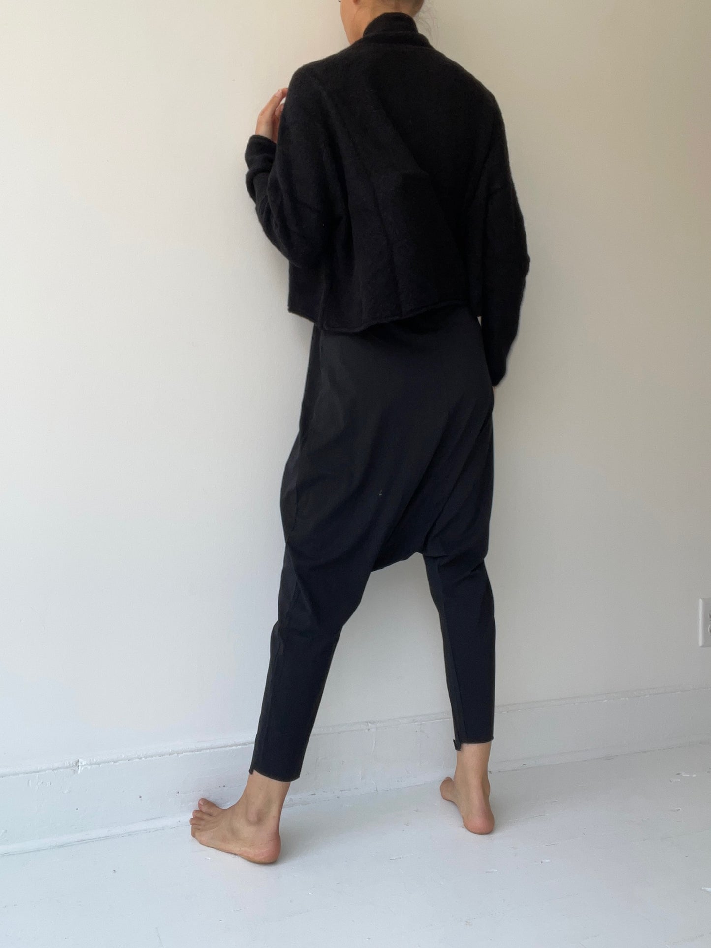 rundholz black label stretch drop pants BLACK