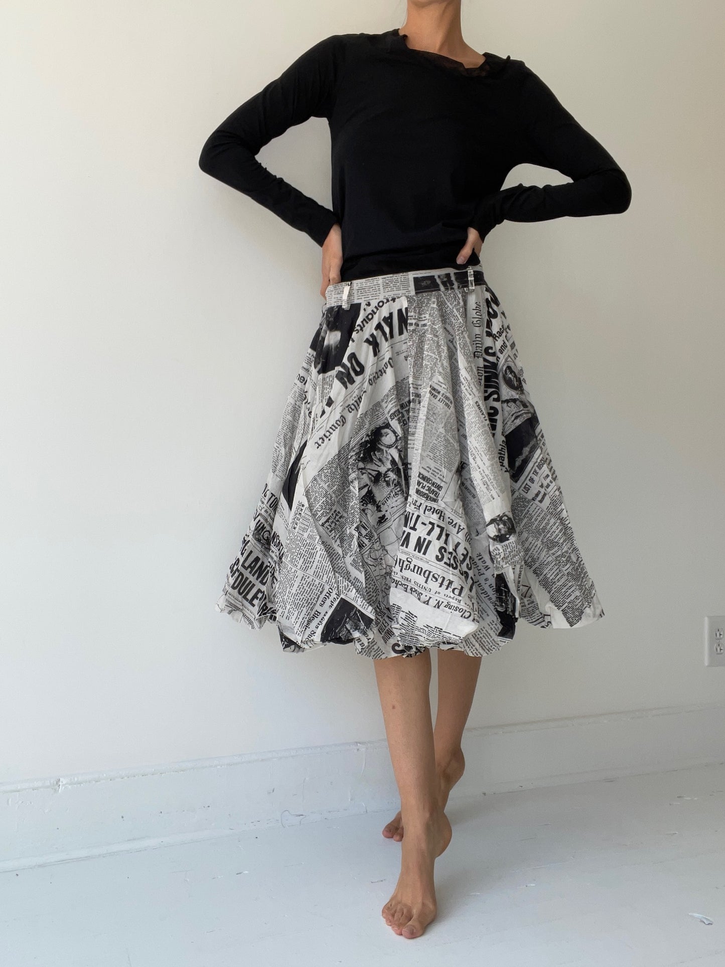 rundholz dip newsprint skirt