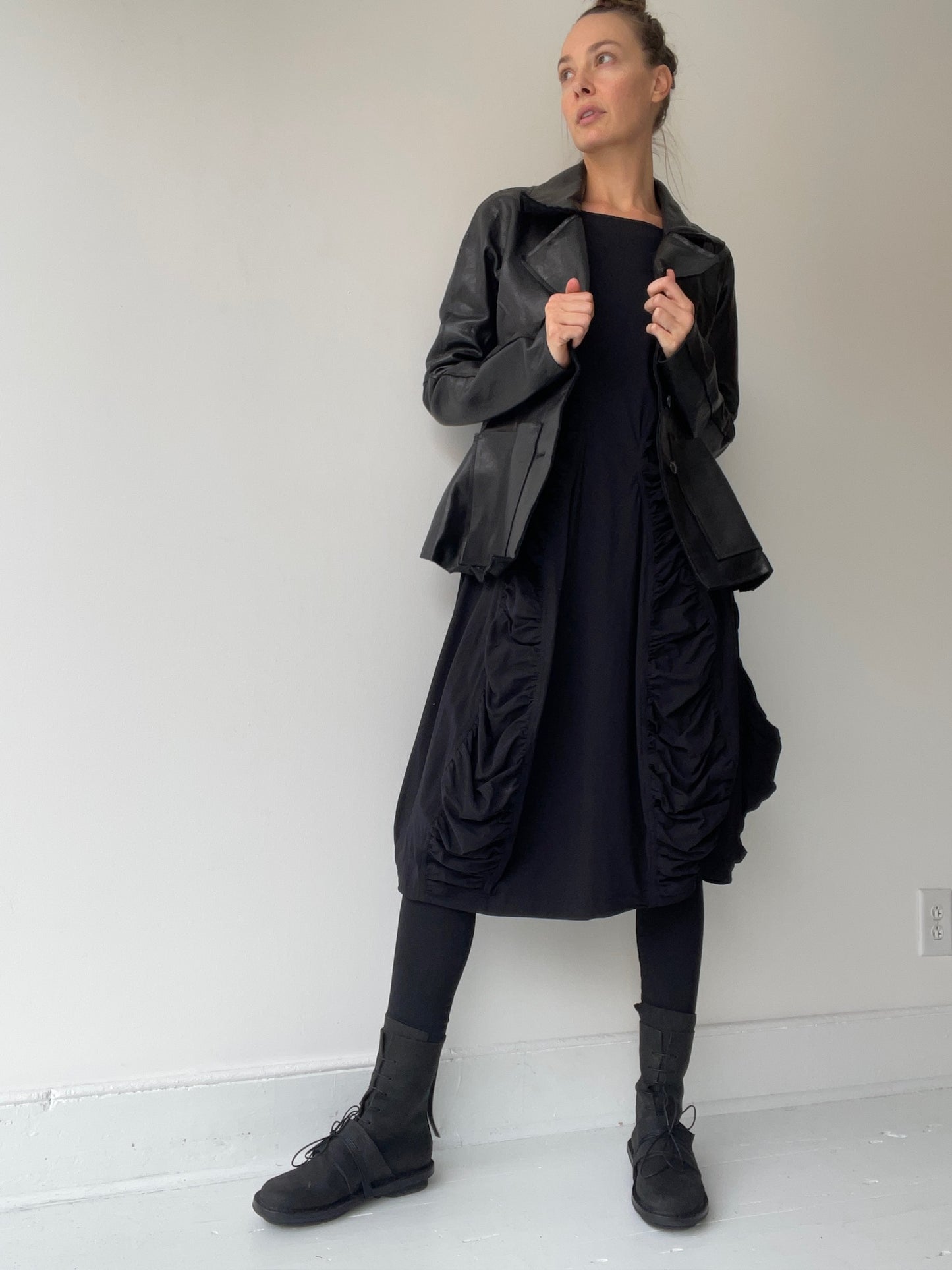 rundholz dip lamb leather jacket