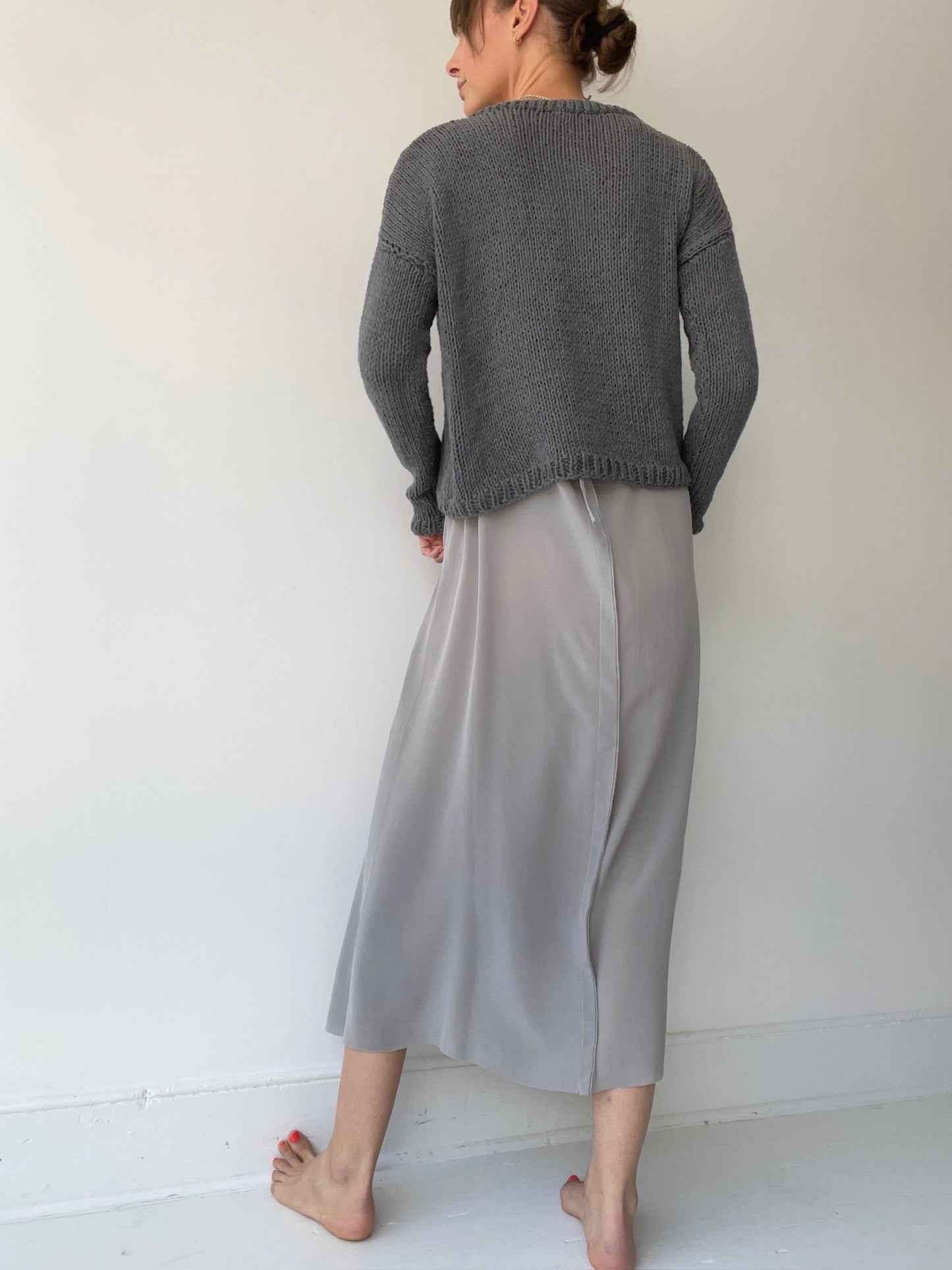 umit unal gray pullover sweater