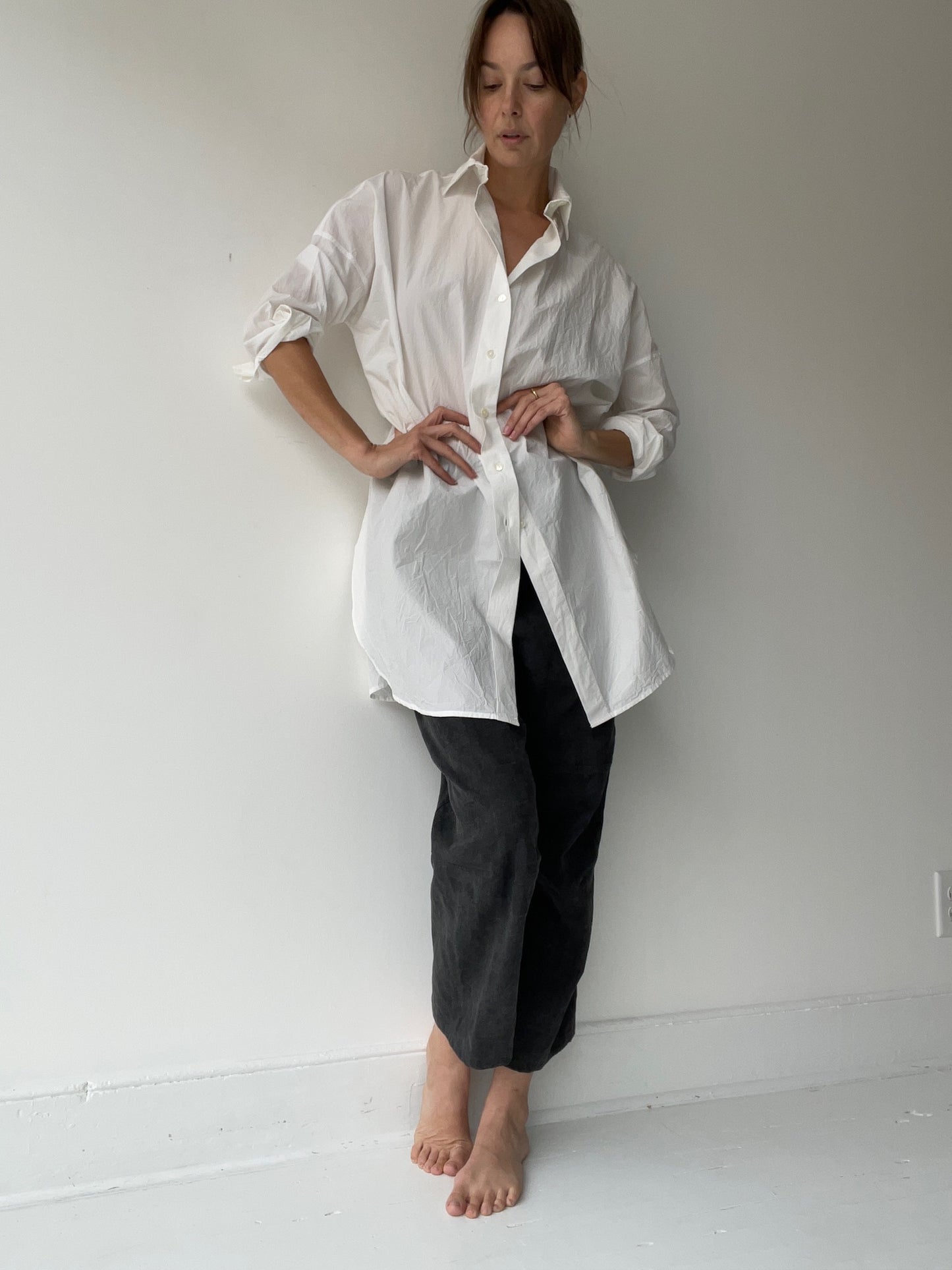 forme d’expression oversized sack shirt