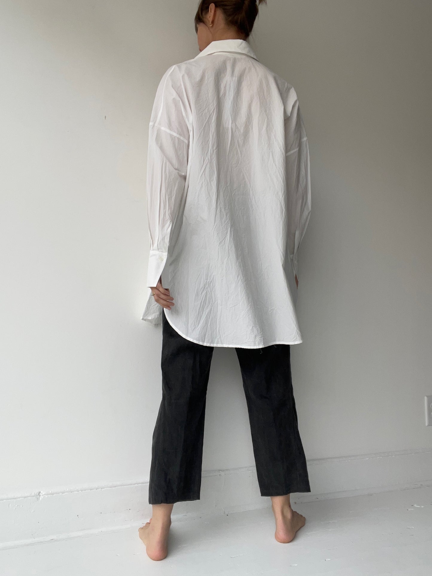 forme d’expression oversized sack shirt