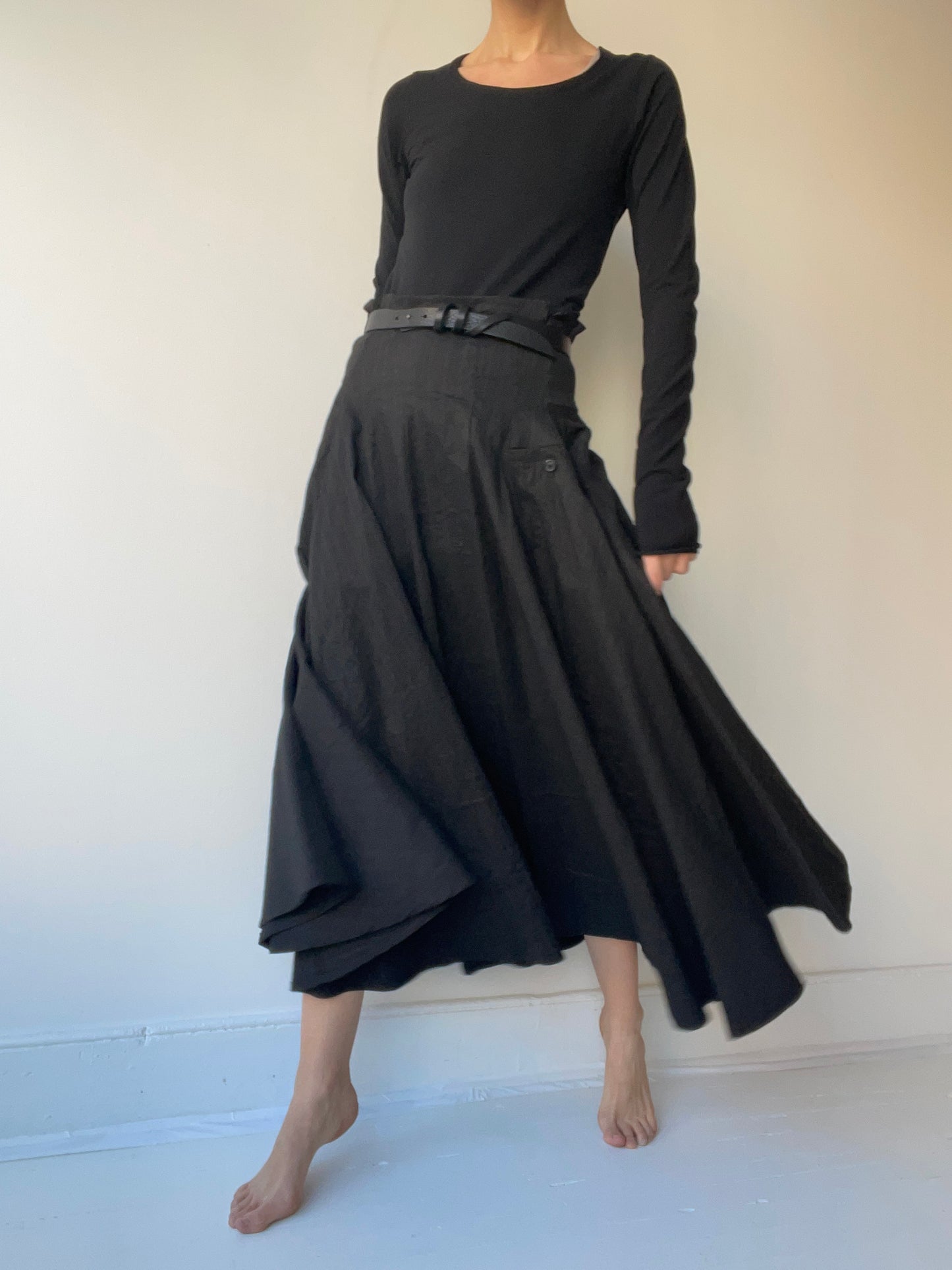 johnny farah black trio belt
