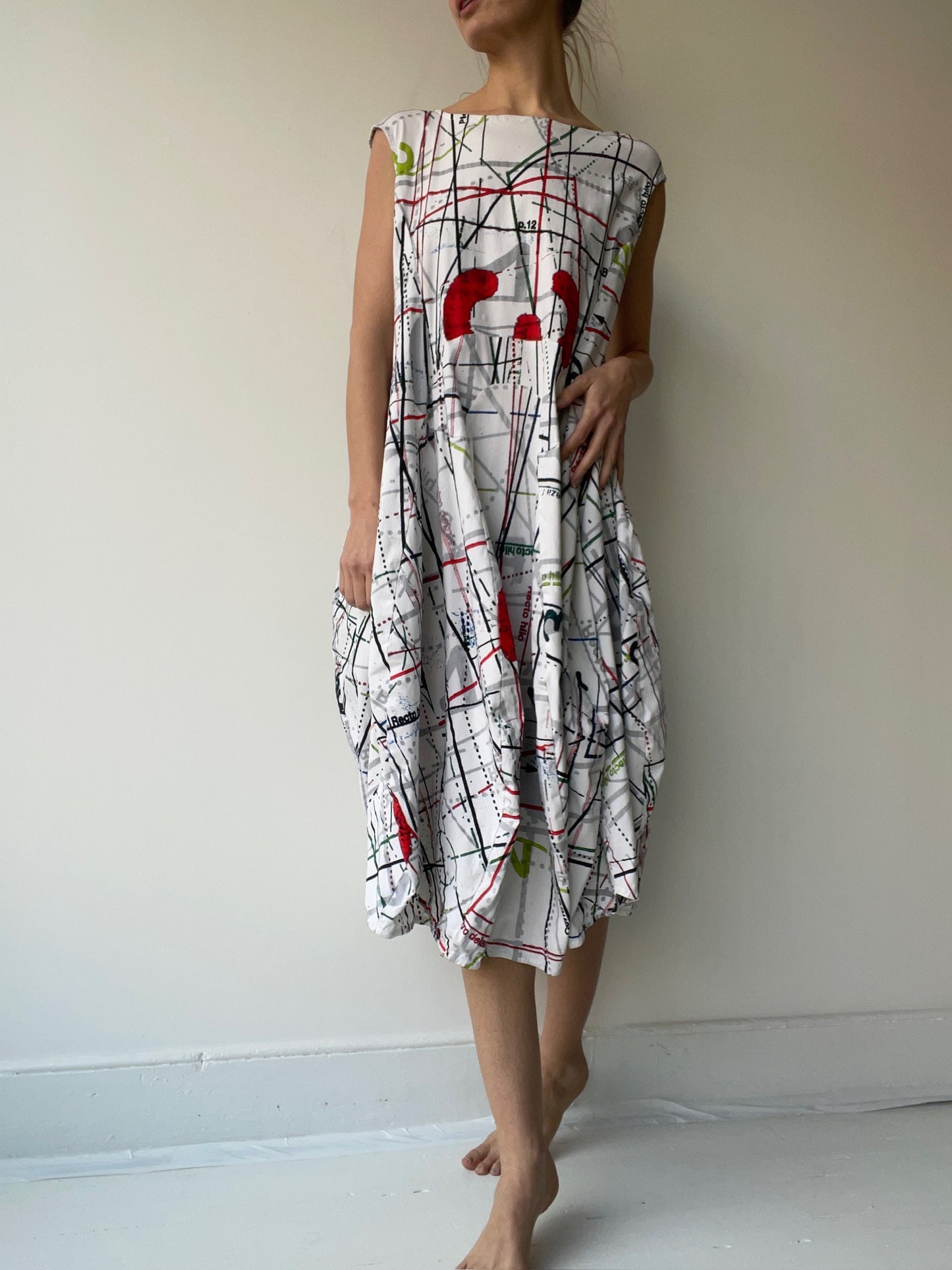 preloved print dress