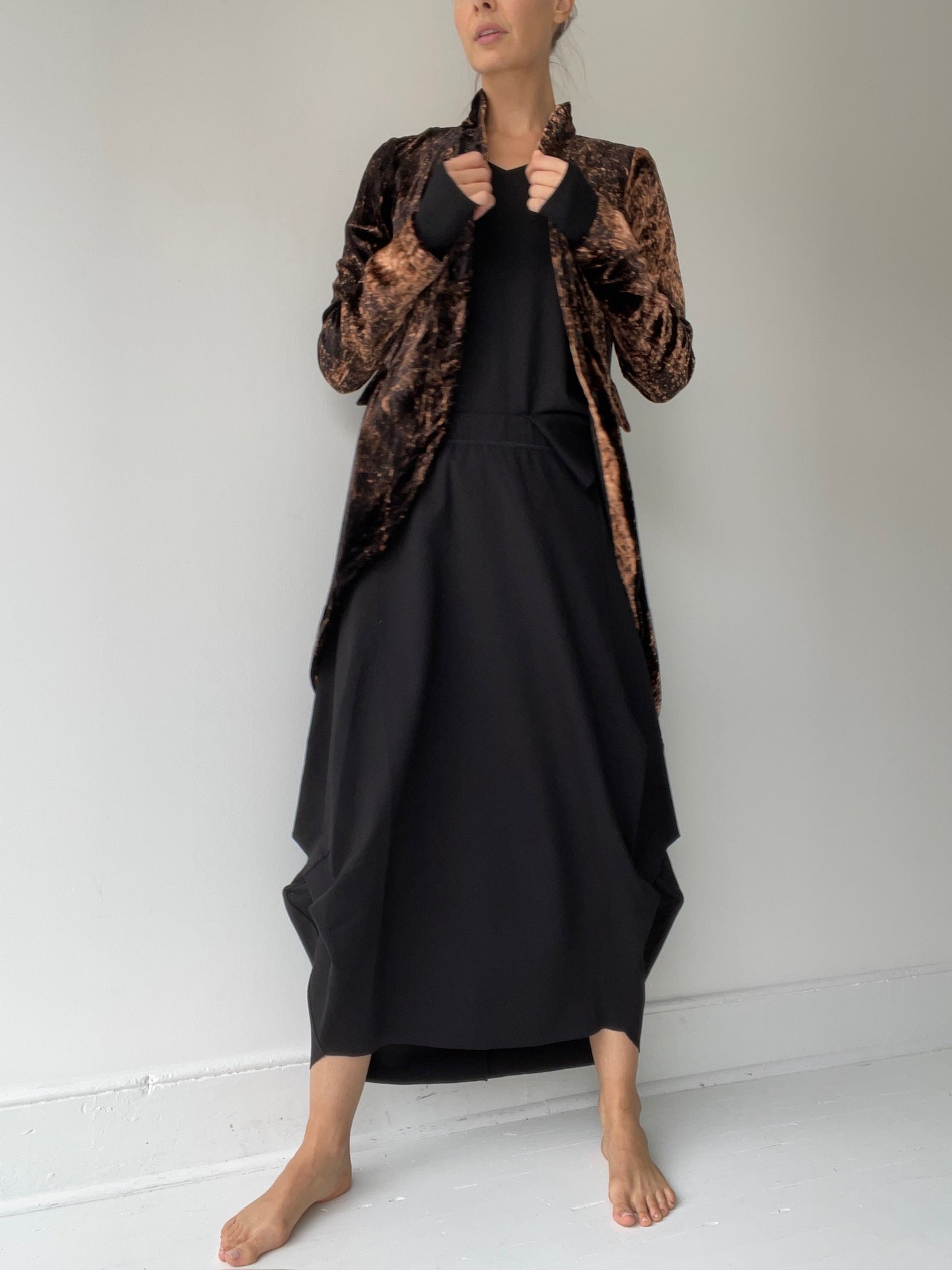 pal offner velvet penguin coat