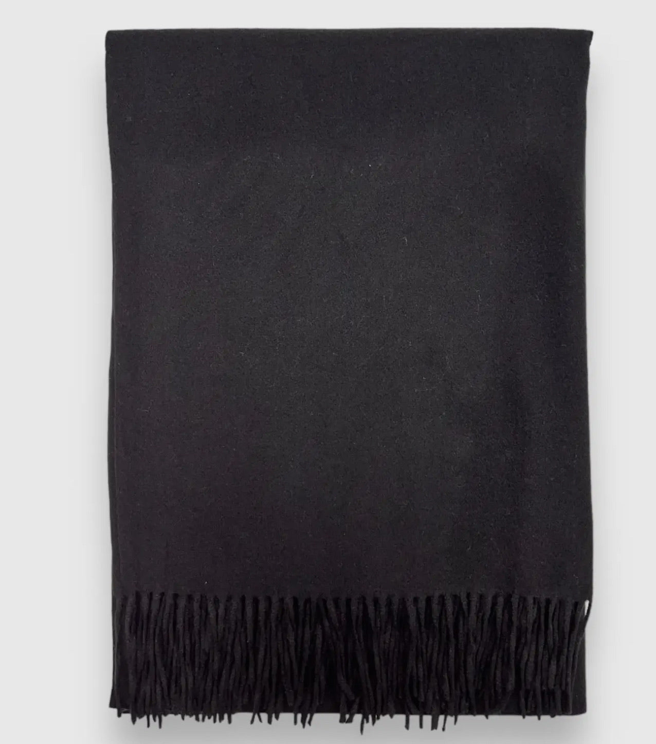 a black pashmina scarf with cashmere/acrylic