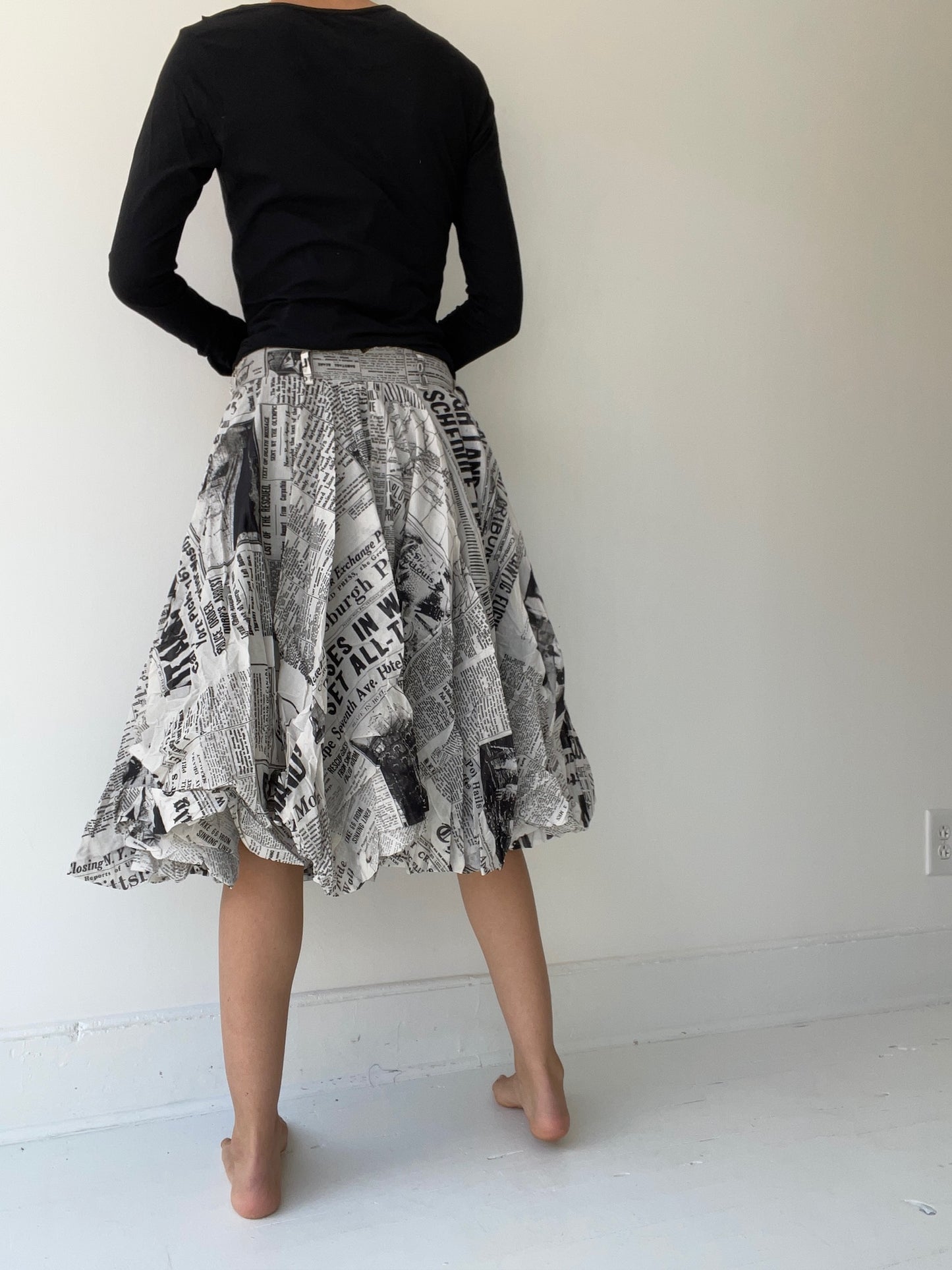 rundholz dip newsprint skirt