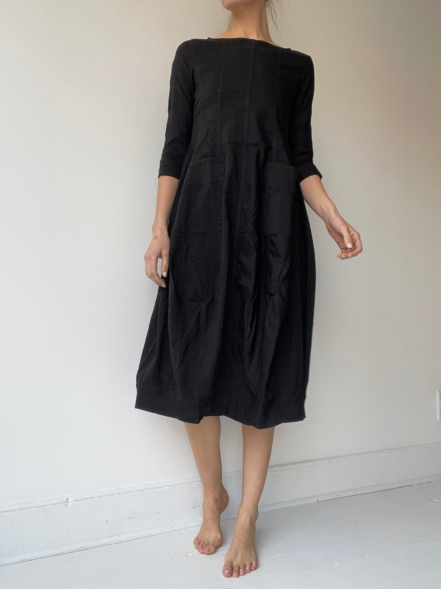rundholz black label linen blend dress
