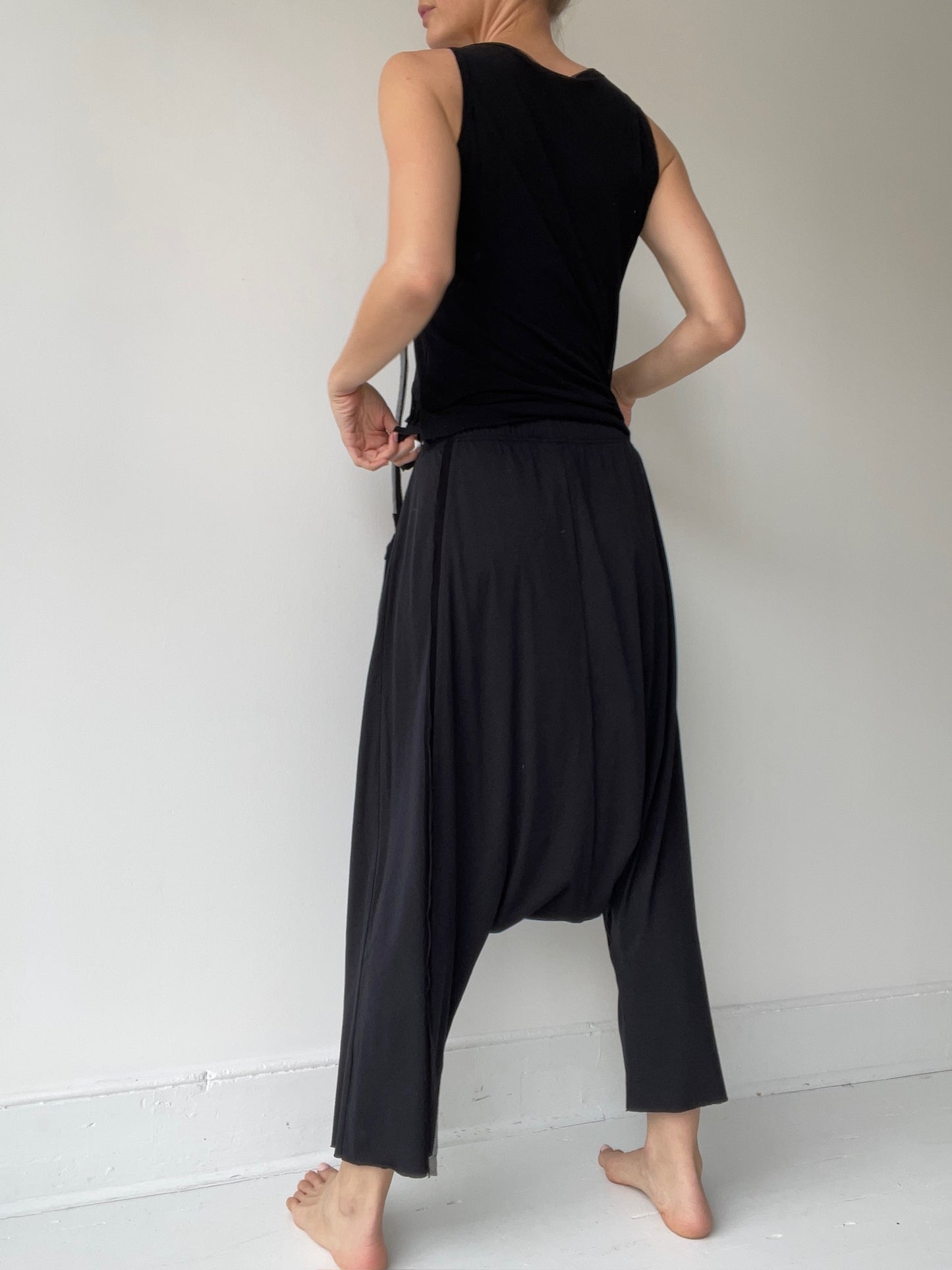 pal offner drop crotch pull on trousers