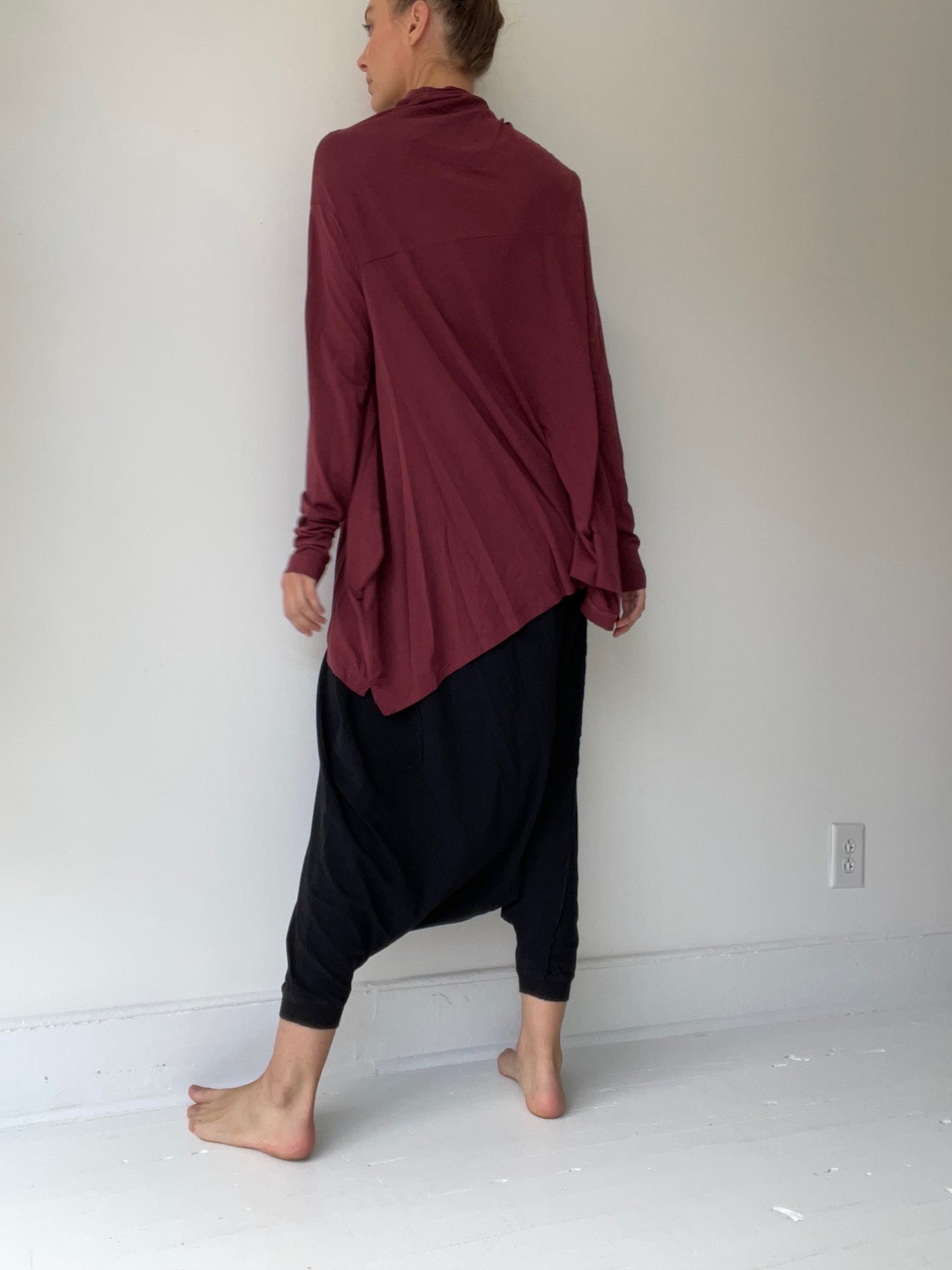 cowl tee