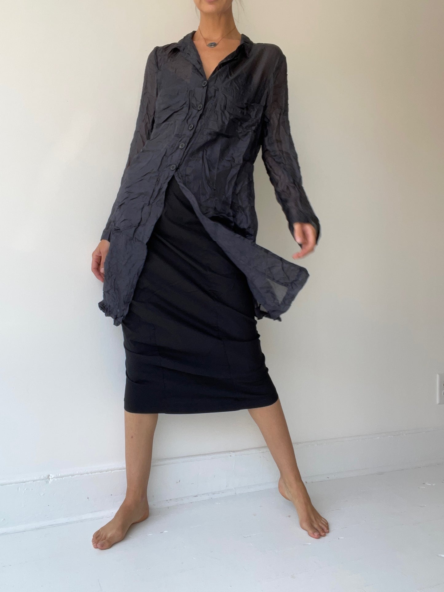 rundholz black label bend skirt BLACK