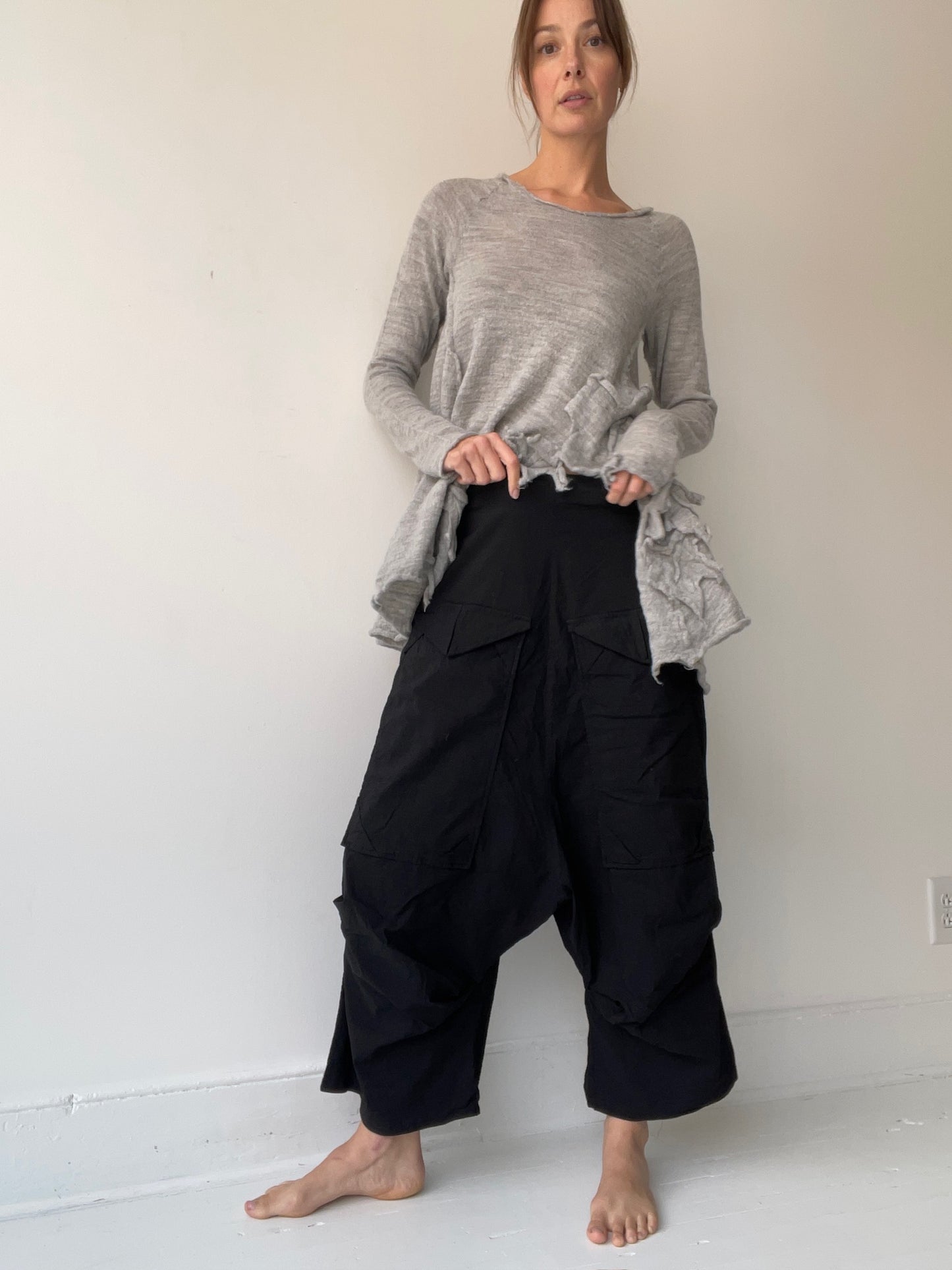 rundholz dip low drop trousers