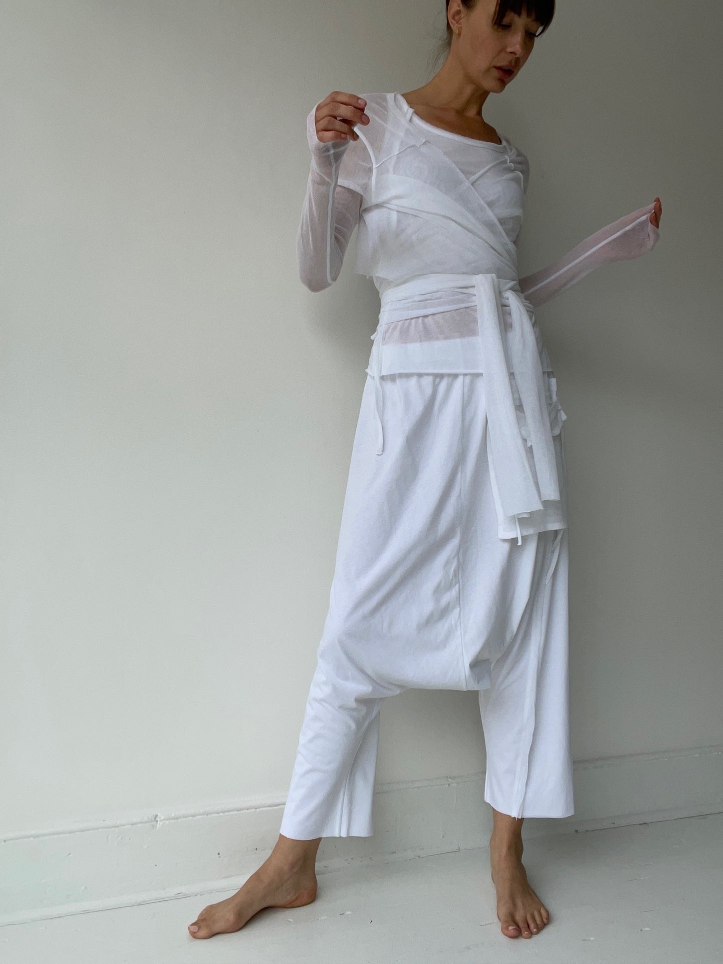 pal offner sheer wrap WHITE