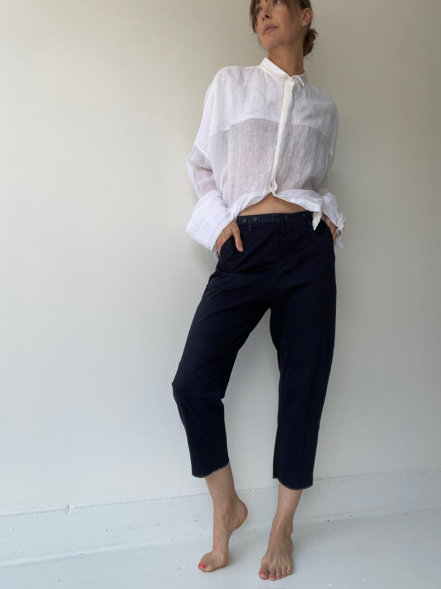 umit unal straight leg trouser