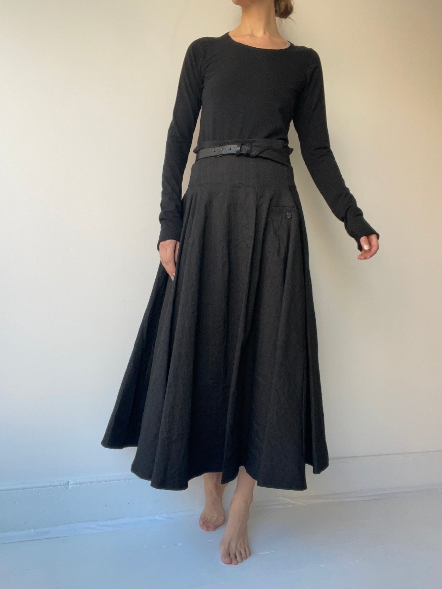 johnny farah black trio belt