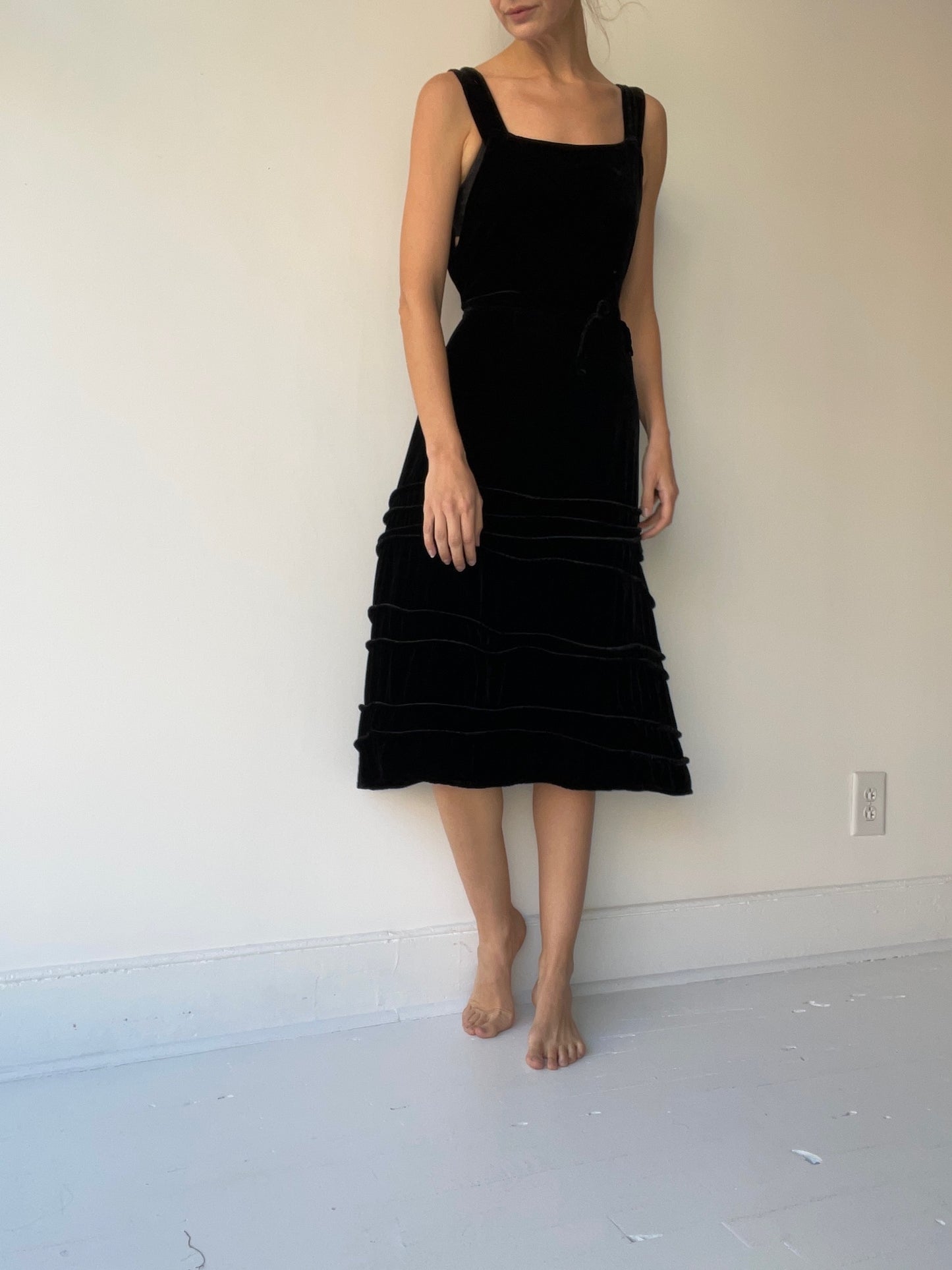 long spring slip VELVET