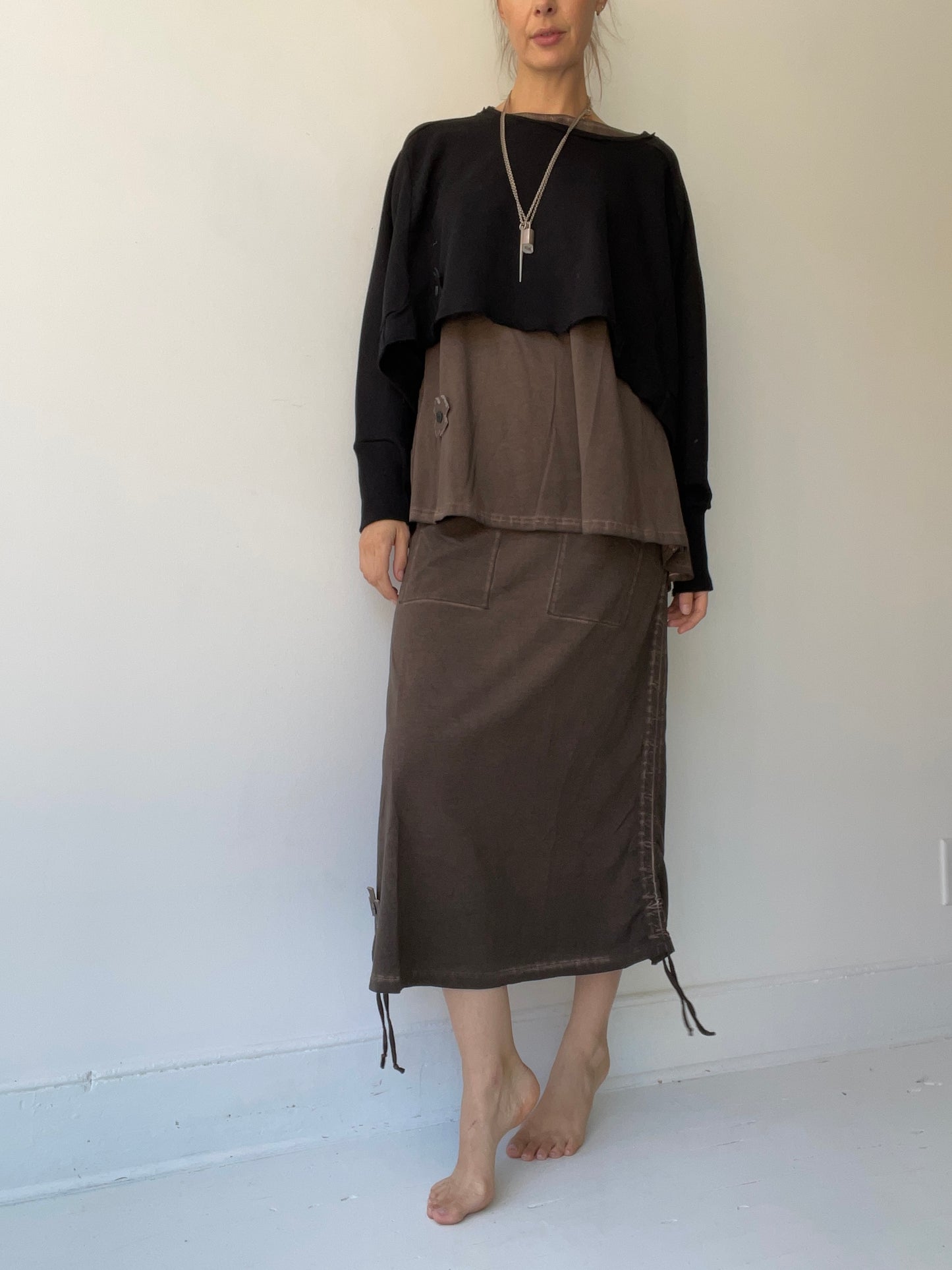 plü wide short sweatshirt